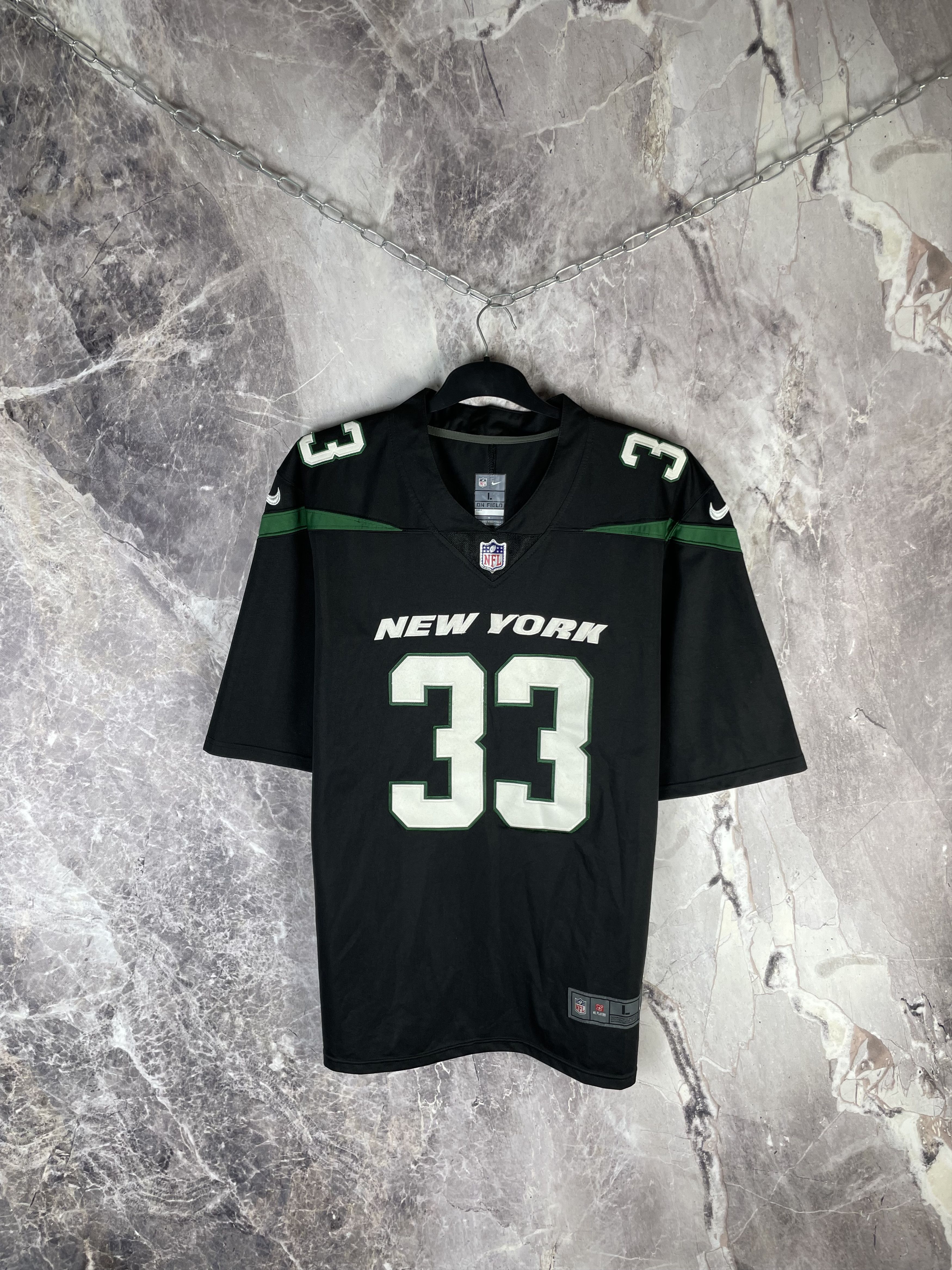 Nike Adams #33 New York Jets Color Rush Nike Jersey Black Size US L / EU 52-54 / 3 - 1 Thumbnail
