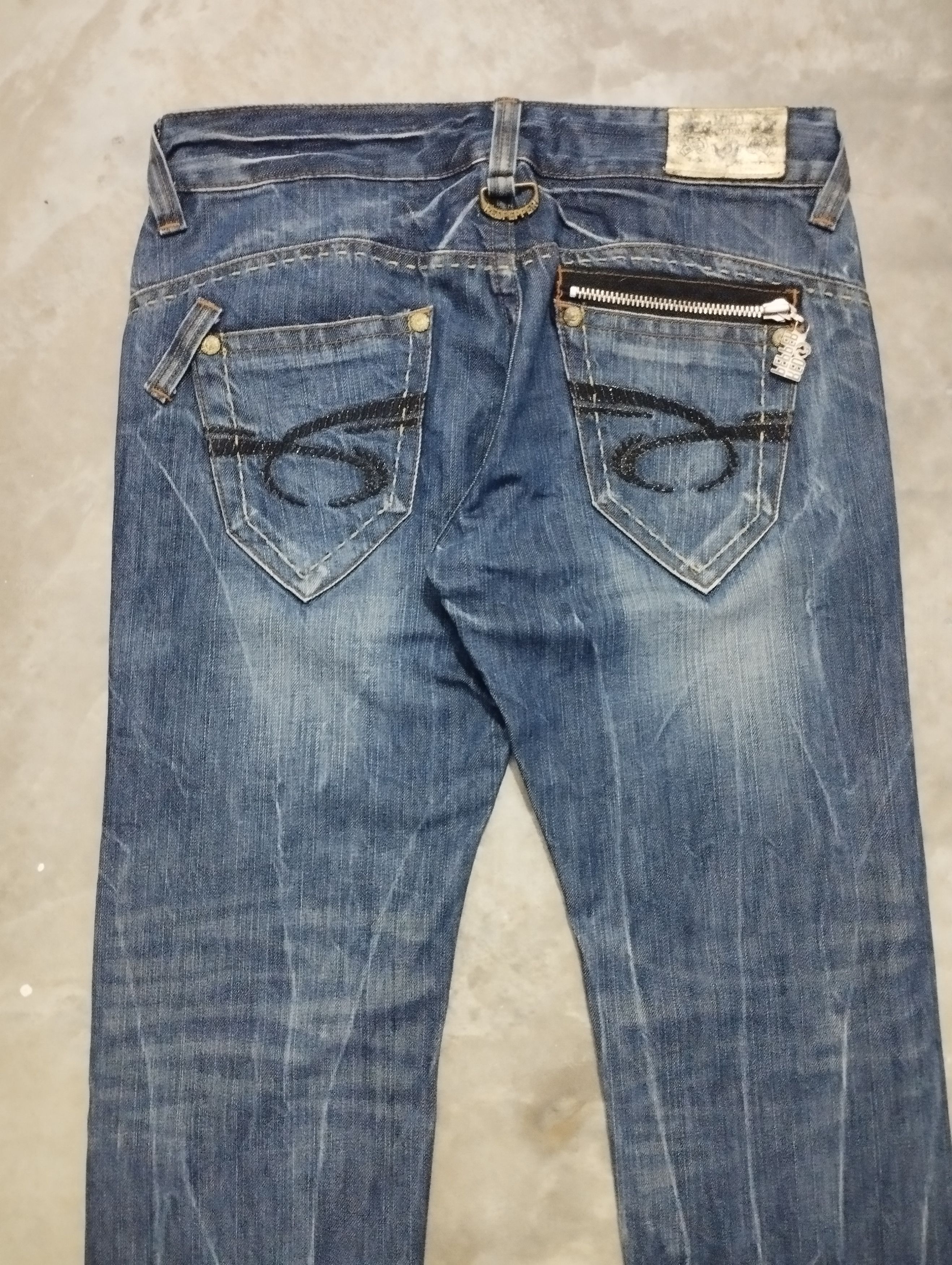 If Six Was Nine × Jean × Tornado Mart Flare Jeans Japan Redpepper Lightning Wash Bootcut Jeans Size US 31 - 3 Thumbnail