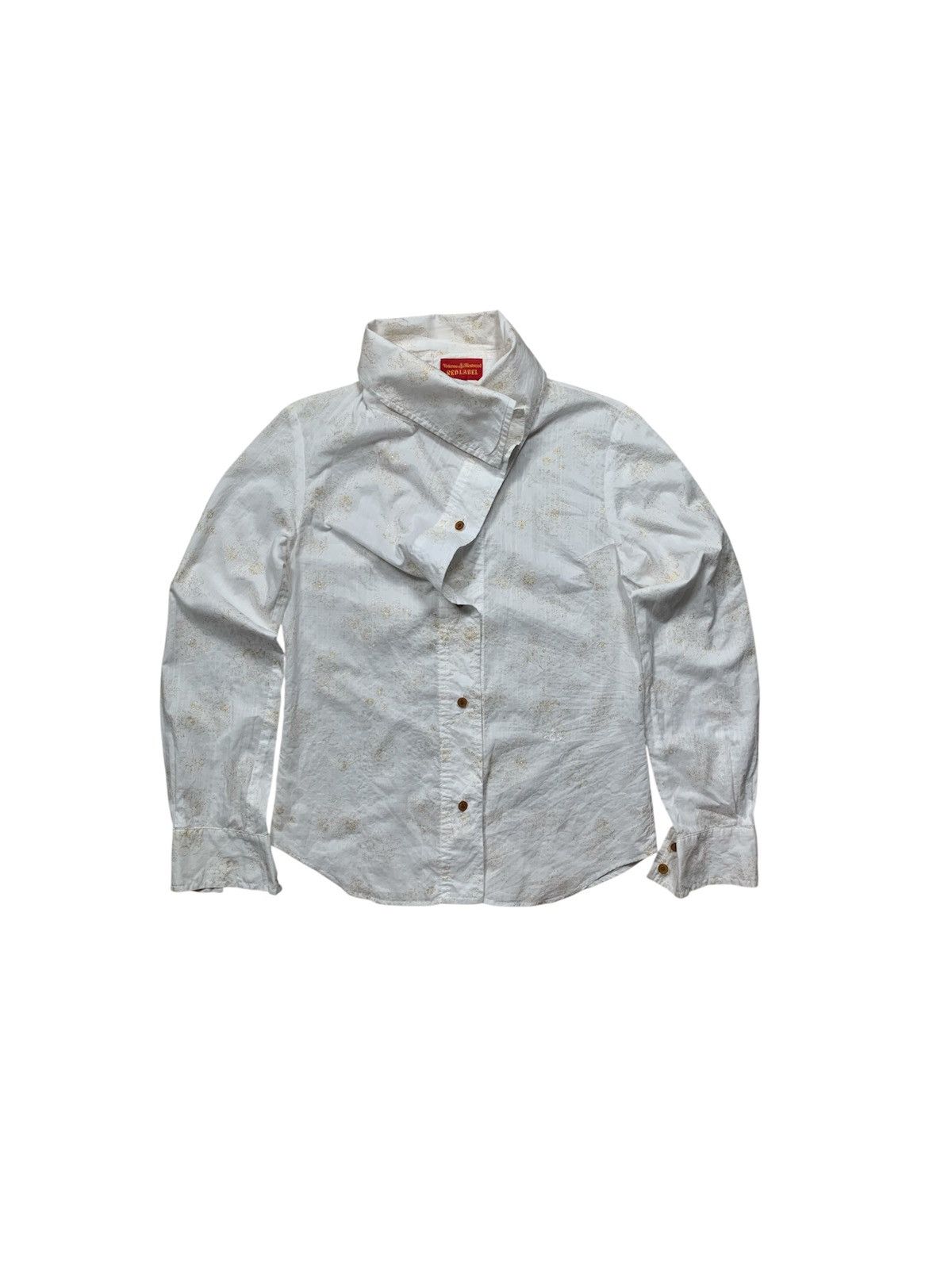 Vivienne Westwood Vivienne Westwood asymmetrical white button up shirt Size XS / US 0-2 / IT 36-38 - 2 Thumbnail