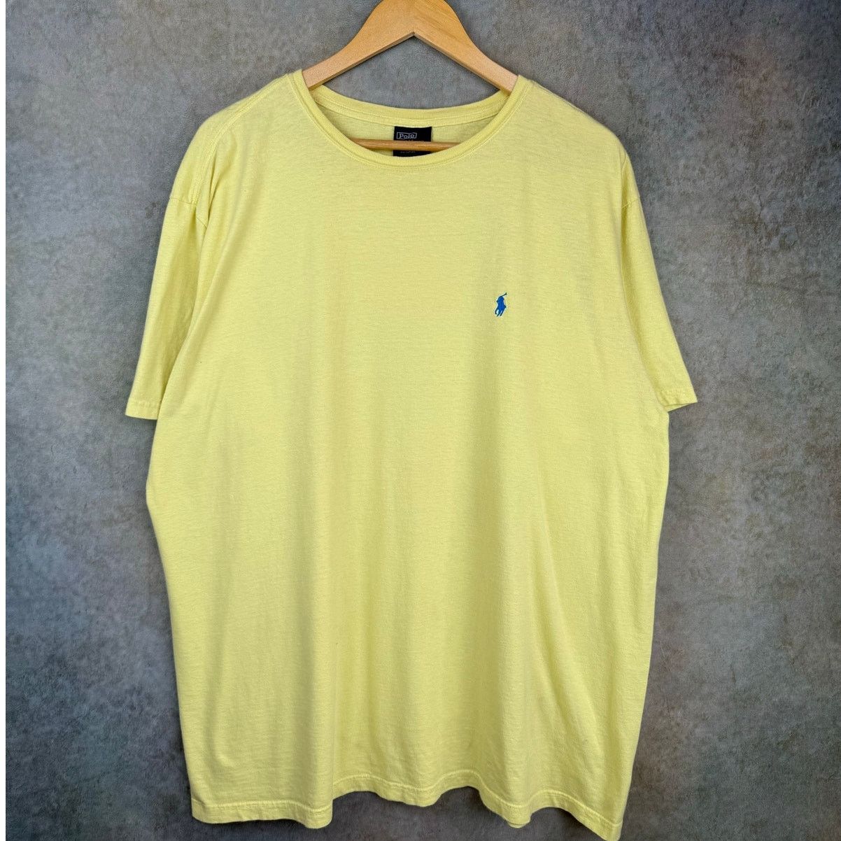 Polo Ralph Lauren × Vintage VTG 90s Polo Ralph Lauren T Shirt Mens Sz XL Yellow Pony Size US XL / EU 56 / 4 - 1 Thumbnail