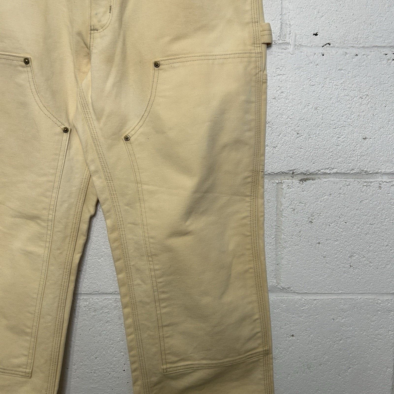 Carhartt Vintage Carhartt Canvas DoubleKnee Pants “Banana” Size US 33 - 6 Thumbnail