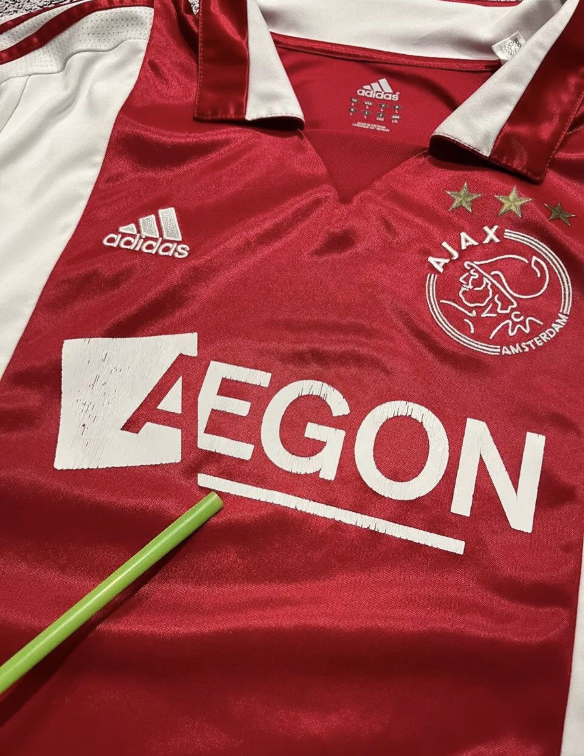 Adidas × Vintage Adidas FC Ajax Amsterdam 2011-2012 Shirt Jersey Size US L / EU 52-54 / 3 - 8 Thumbnail