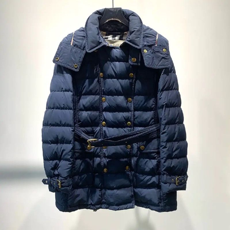 Burberry Burberry Women's Blue Down Jacket Size M / US 6-8 / IT 42-44 - 1 Thumbnail