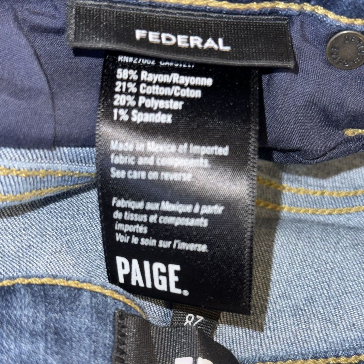 Paige Paige Federal straight leg jeans Size 28" / US 6 / IT 42 - 7 Thumbnail