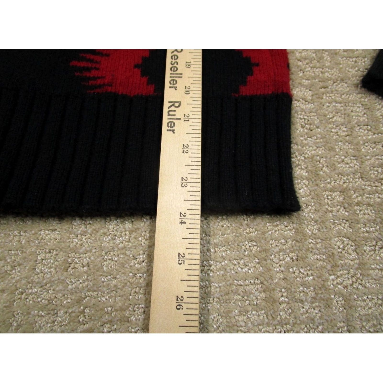 Ralph Lauren Lauren Ralph Lauren Sweater Women Small Black Aztec Turtleneck Pullover Geometric Style 90s? Size S / US 4 / IT 40 - 6 Thumbnail