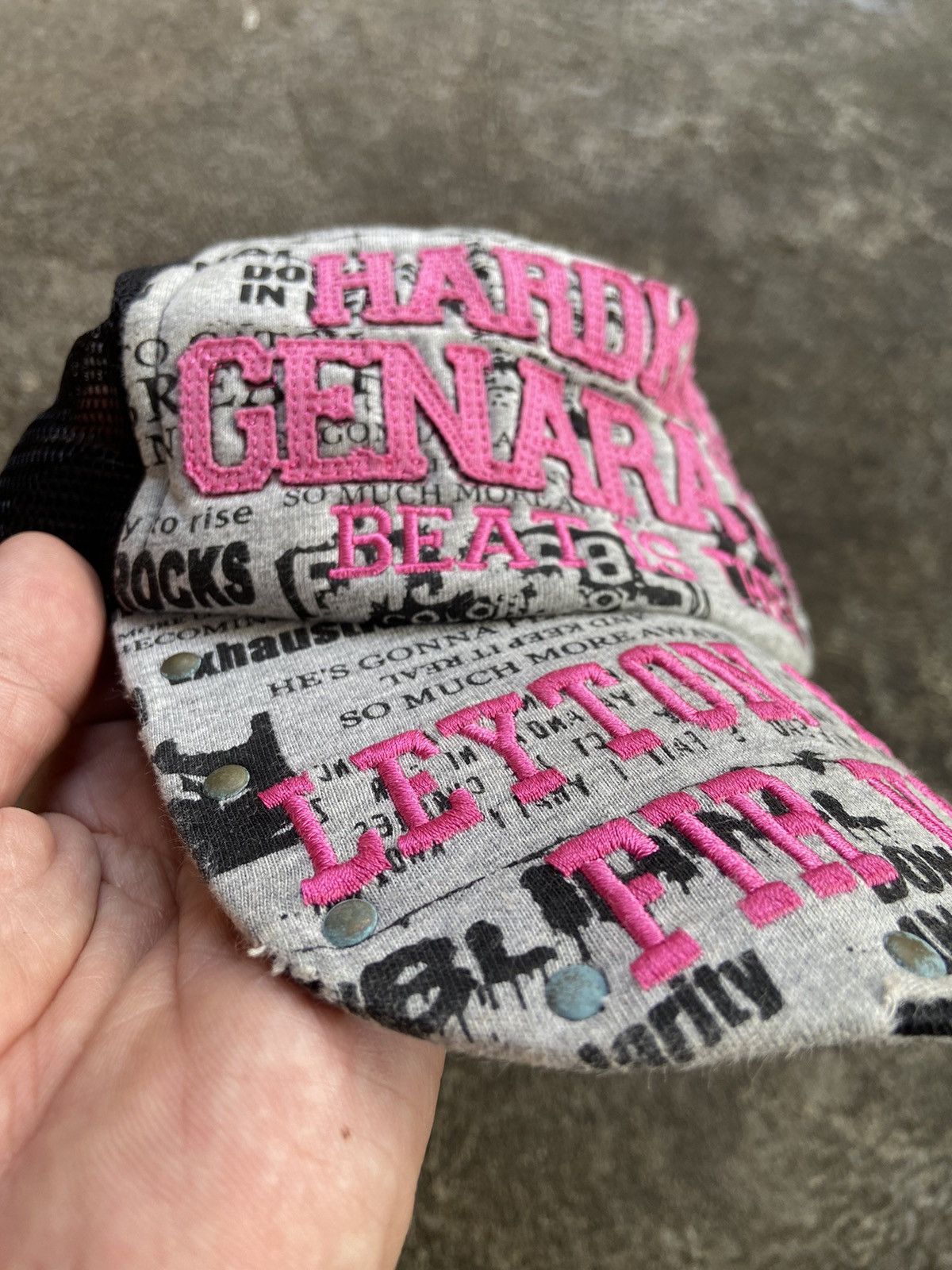 Japanese Brand HARDKNOX GENERATION BEAT IS THERE PUNK CAP JAPANESE BRAND Size ONE SIZE - 2 Thumbnail