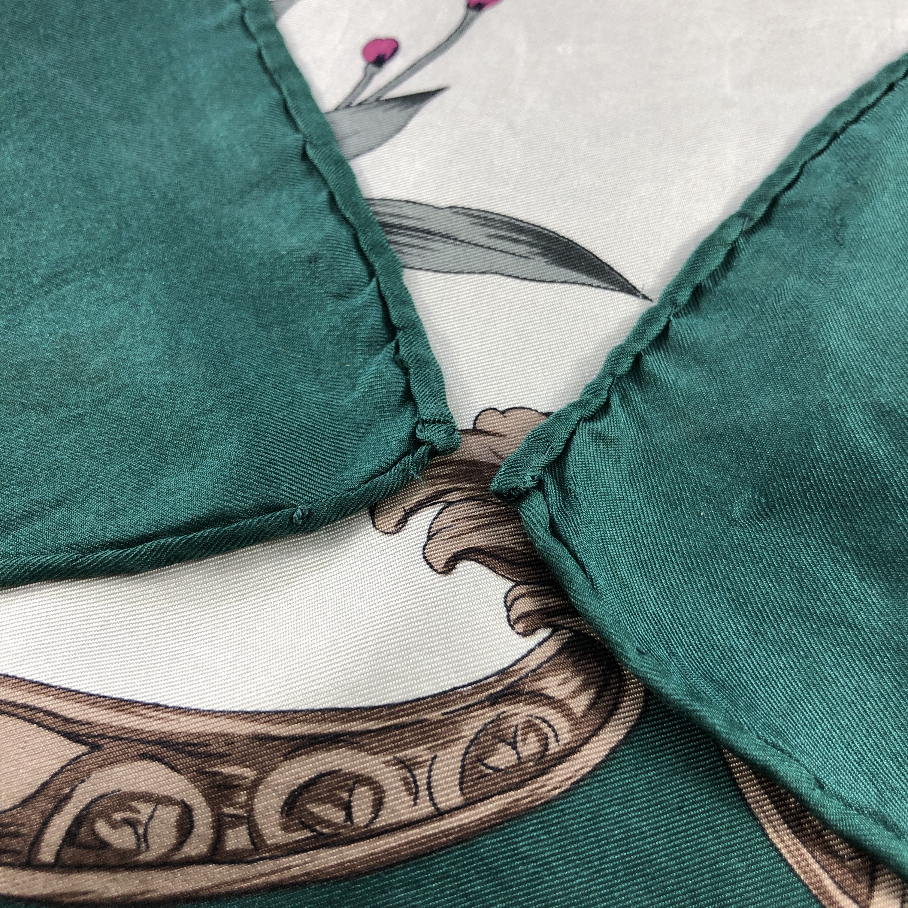 Other F. Vergano Luxury Hand Rolled Silk Scarf M1107 Size ONE SIZE - 5 Thumbnail