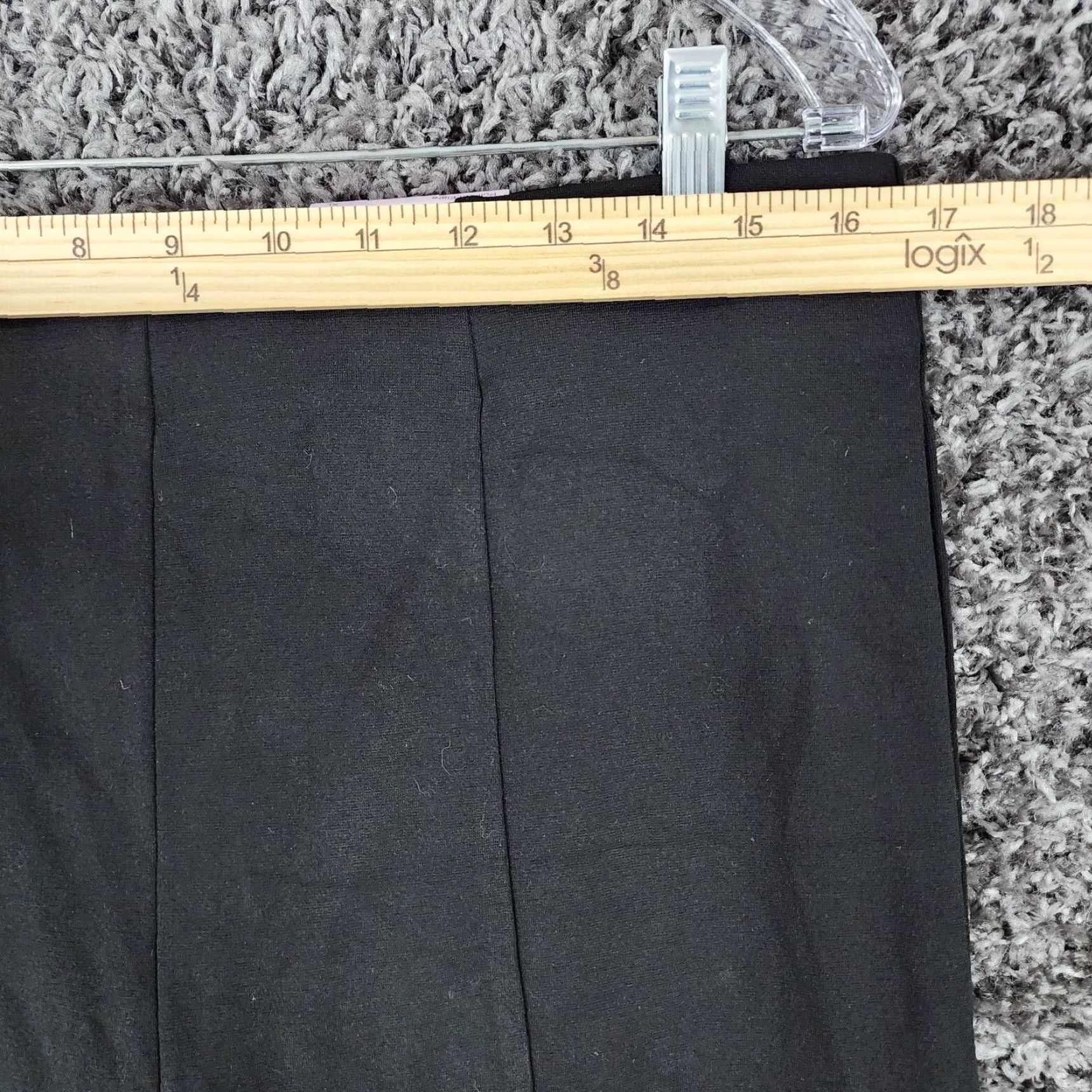 Vintage SO Womens High Rise Flare Leggings Black XL Size 40" / US 18 - 5 Thumbnail