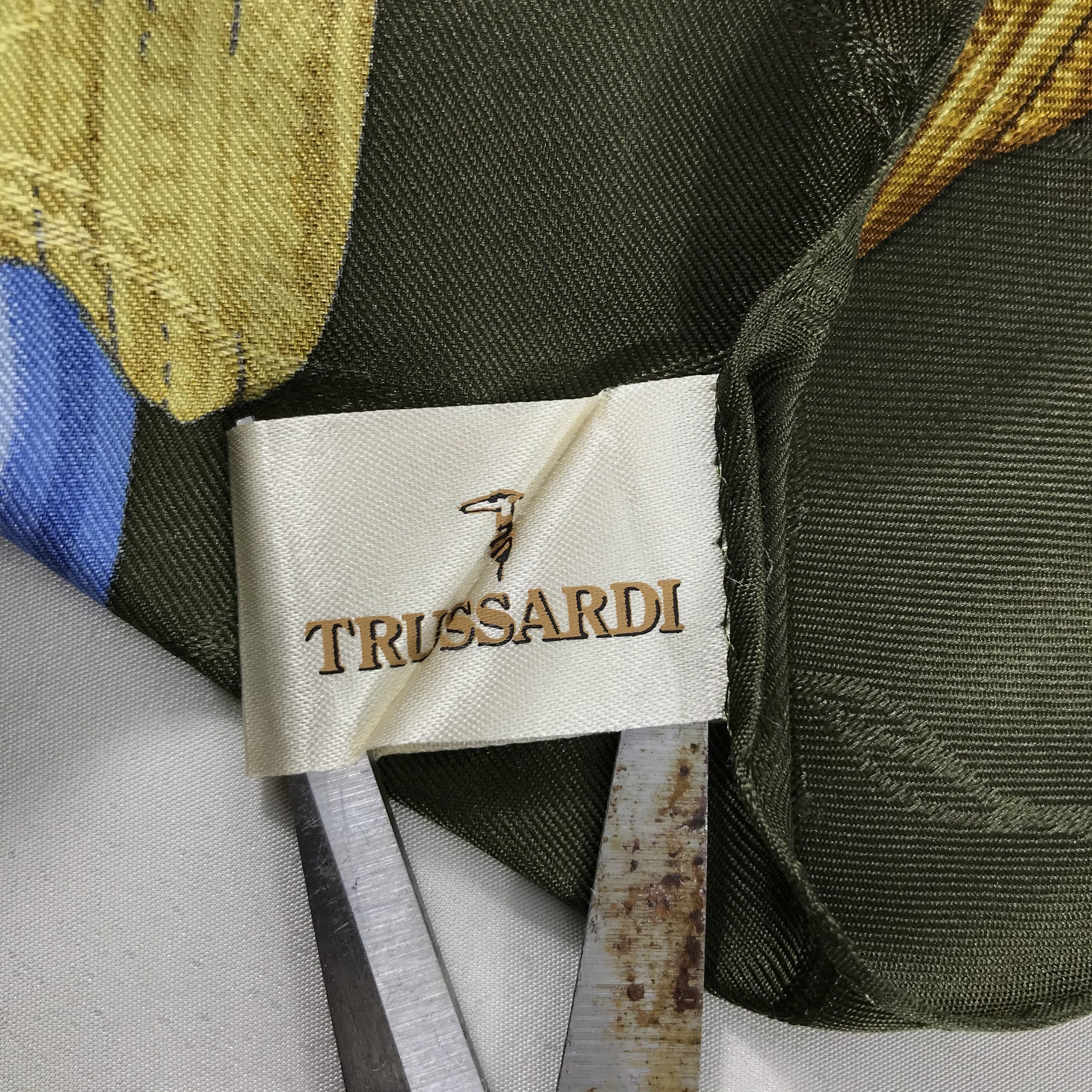 Trussardi Vintage Trussardi Silk Scarf Size ONE SIZE - 6 Thumbnail