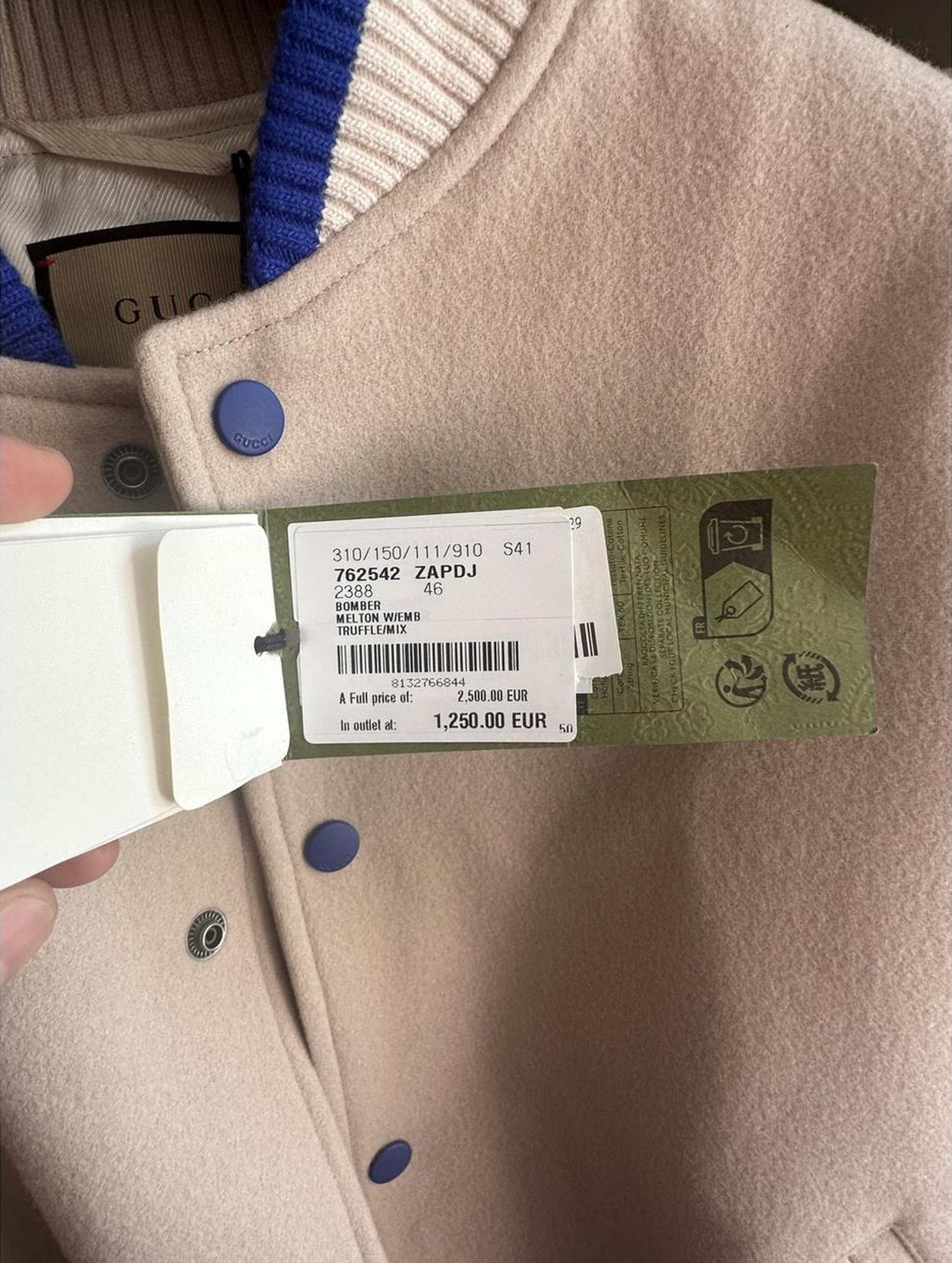 Gucci Cucci wool bomber M Beige Size US M / EU 48-50 / 2 - 12 Thumbnail