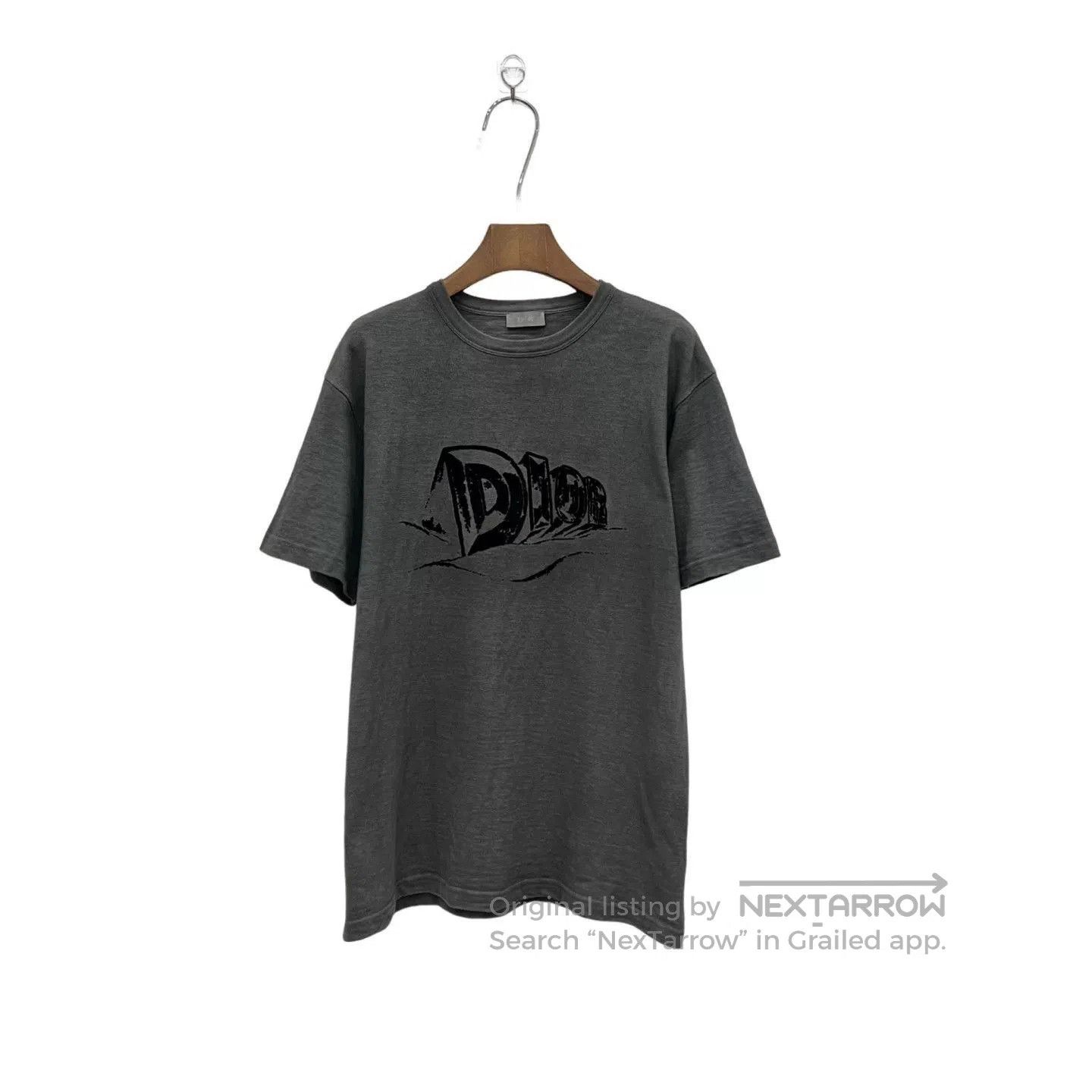 Japanese Brand Dior Logo Print Loose Crewneck T-shirt. Size US M / EU 48-50 / 2 - 2 Thumbnail