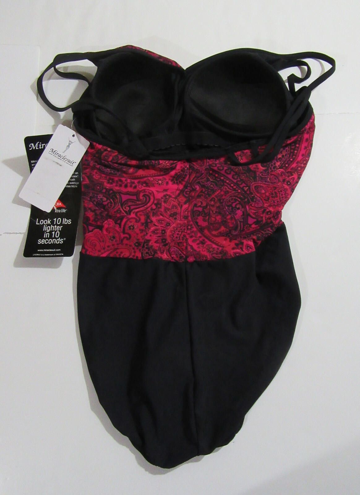 Designer Miraclesuit Womens 1 Piece Swimsuit Paisley Size 16 Size ONE SIZE - 2 Thumbnail