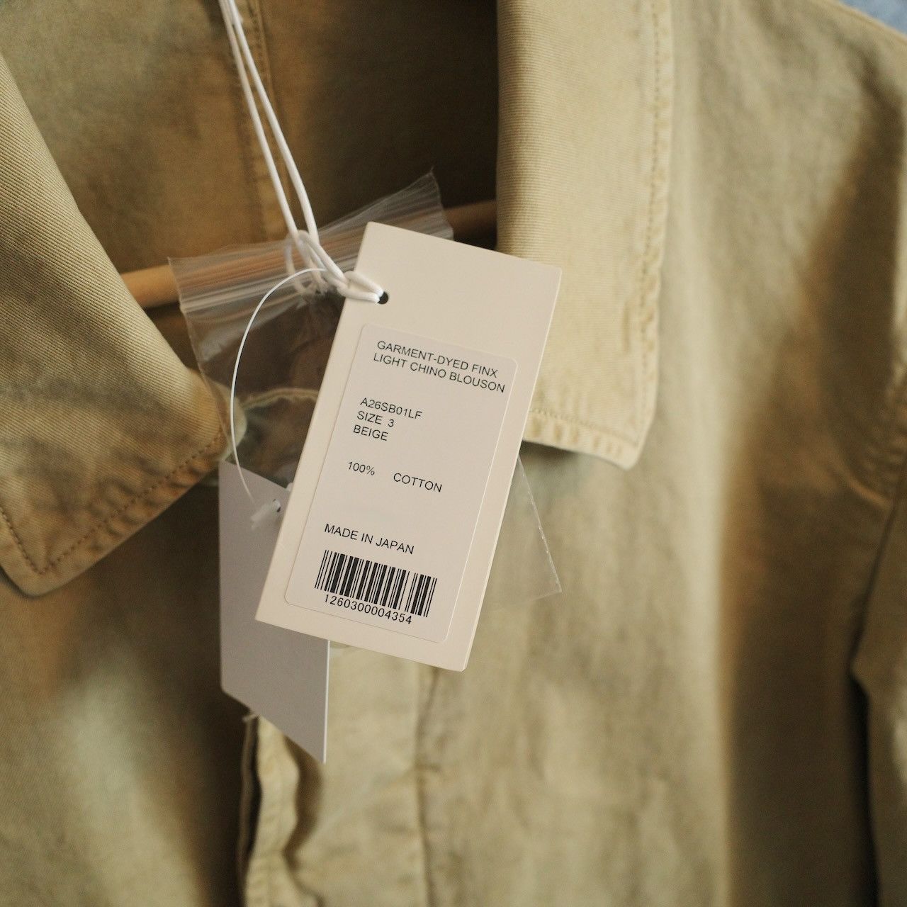 Auralee Auralee Garment-dyed Finx Chino Jacket Size US S / EU 44-46 / 1 - 2 Thumbnail
