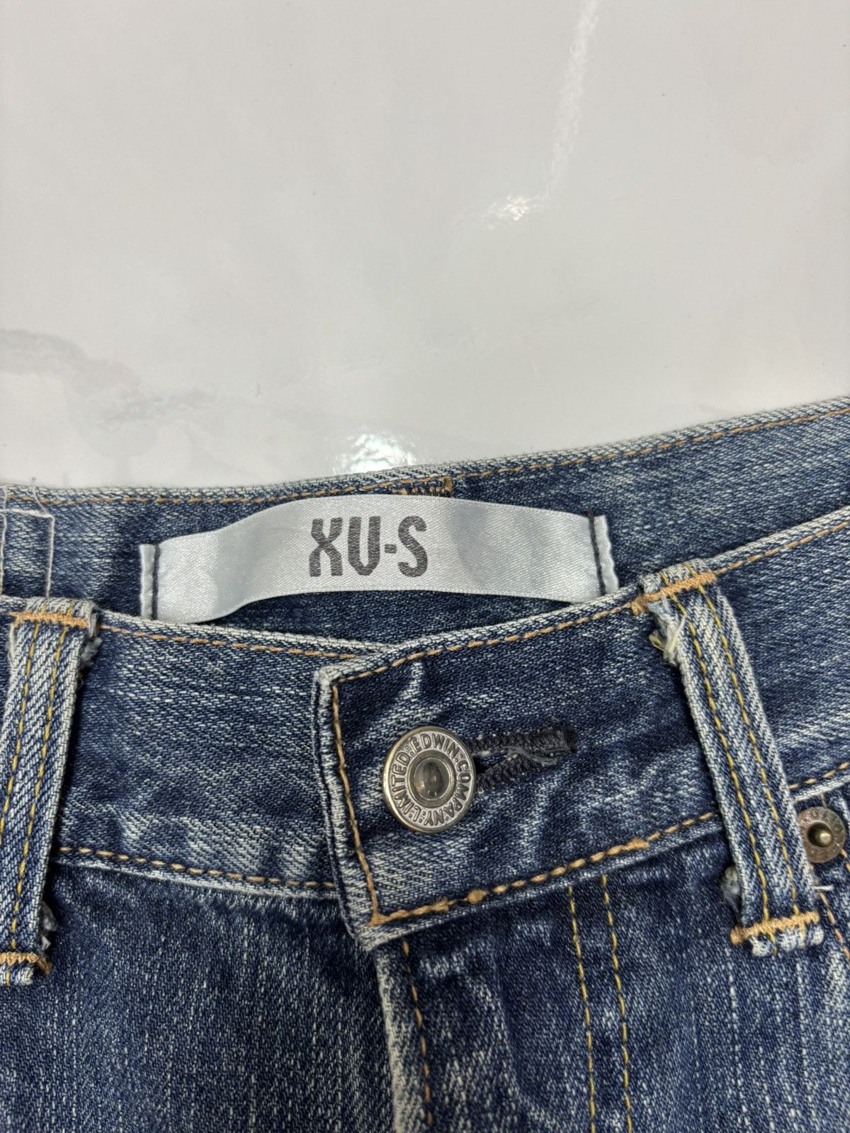 Kapital Edwin XV-S Claw Mark Japan Distressed Denim Jeans Size US 31 - 10 Thumbnail