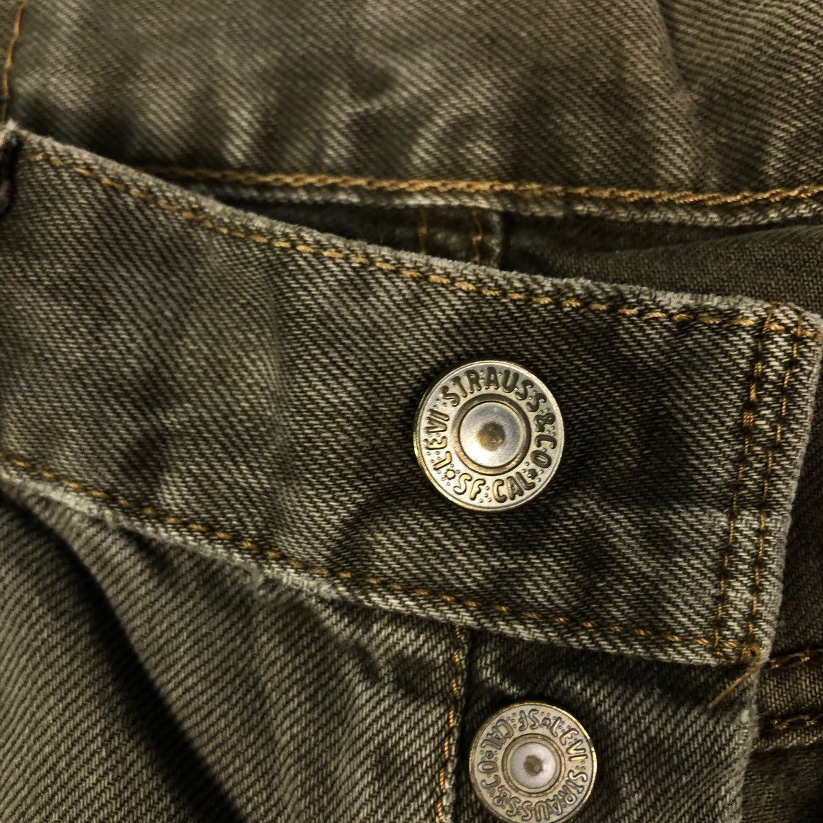 Levi's 🔥VINTAGE DENIM JEANS LEVI’S BIKER WEAR DISTRESSED Size US 30 / EU 46 - 18 Thumbnail