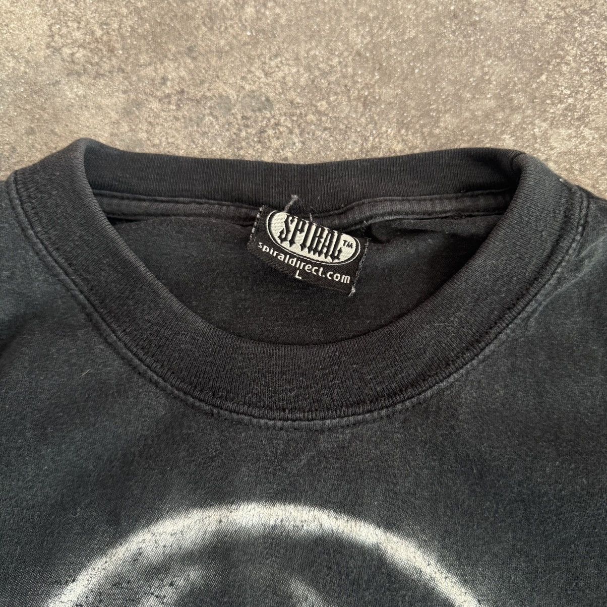 Affliction Spiral Gothic Y2K Faded T-Shirt (Affliction vibe) Size US L / EU 52-54 / 3 - 6 Thumbnail