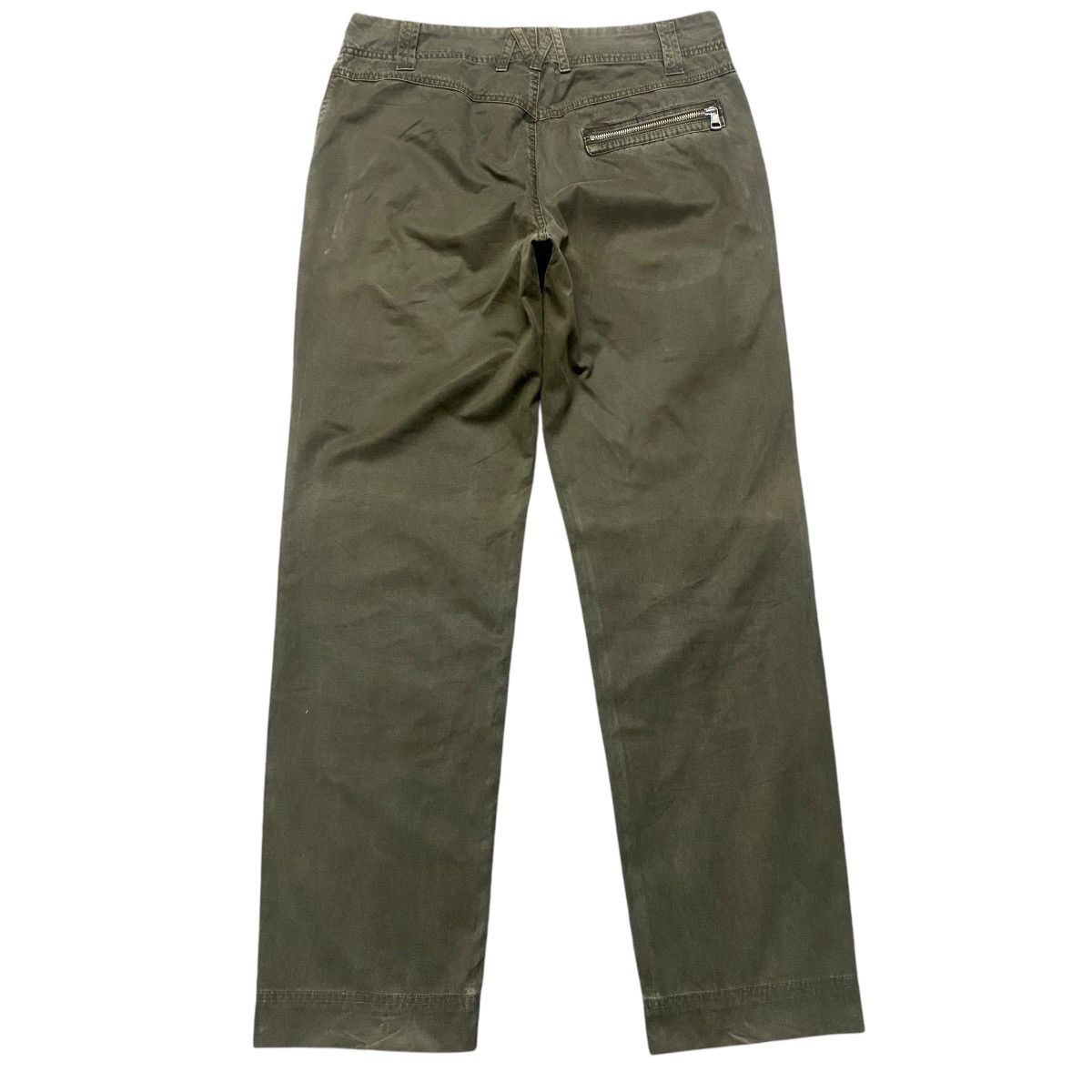 Moncler Vintage Moncler Khaki Trouser Pants Size US 33 - 1 Thumbnail