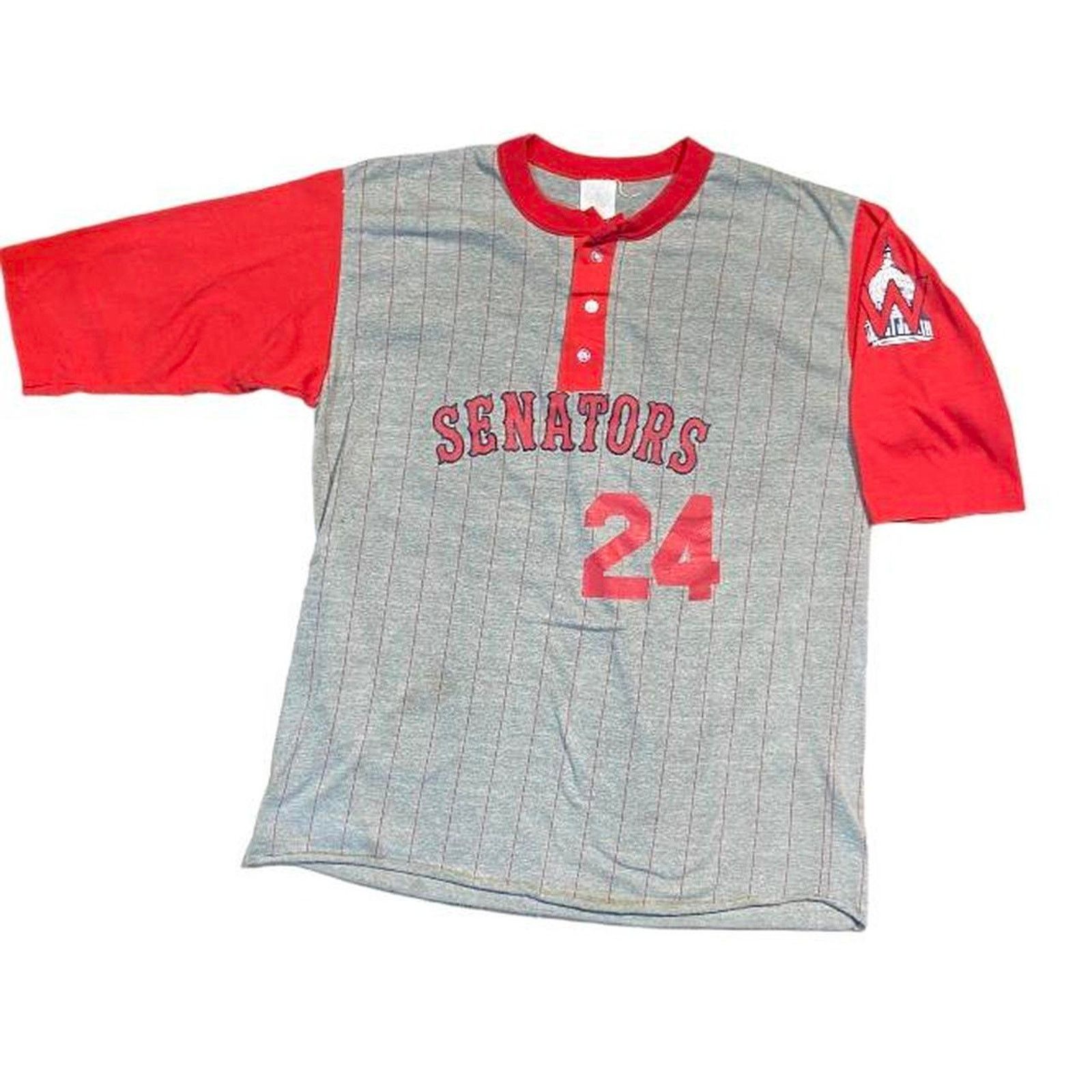 Jerzees 90s senators baseball shirt jersey Size US L / EU 52-54 / 3 - 1 Thumbnail