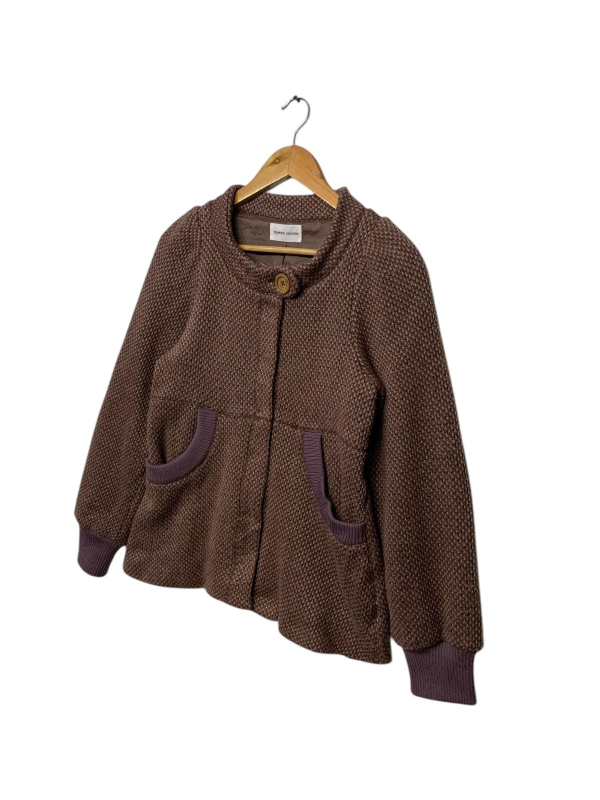 Issey Miyake Rare Tsumori Chisato Issey Miyake Wool Snap Button Jacket Size M / US 6-8 / IT 42-44 - 2 Thumbnail