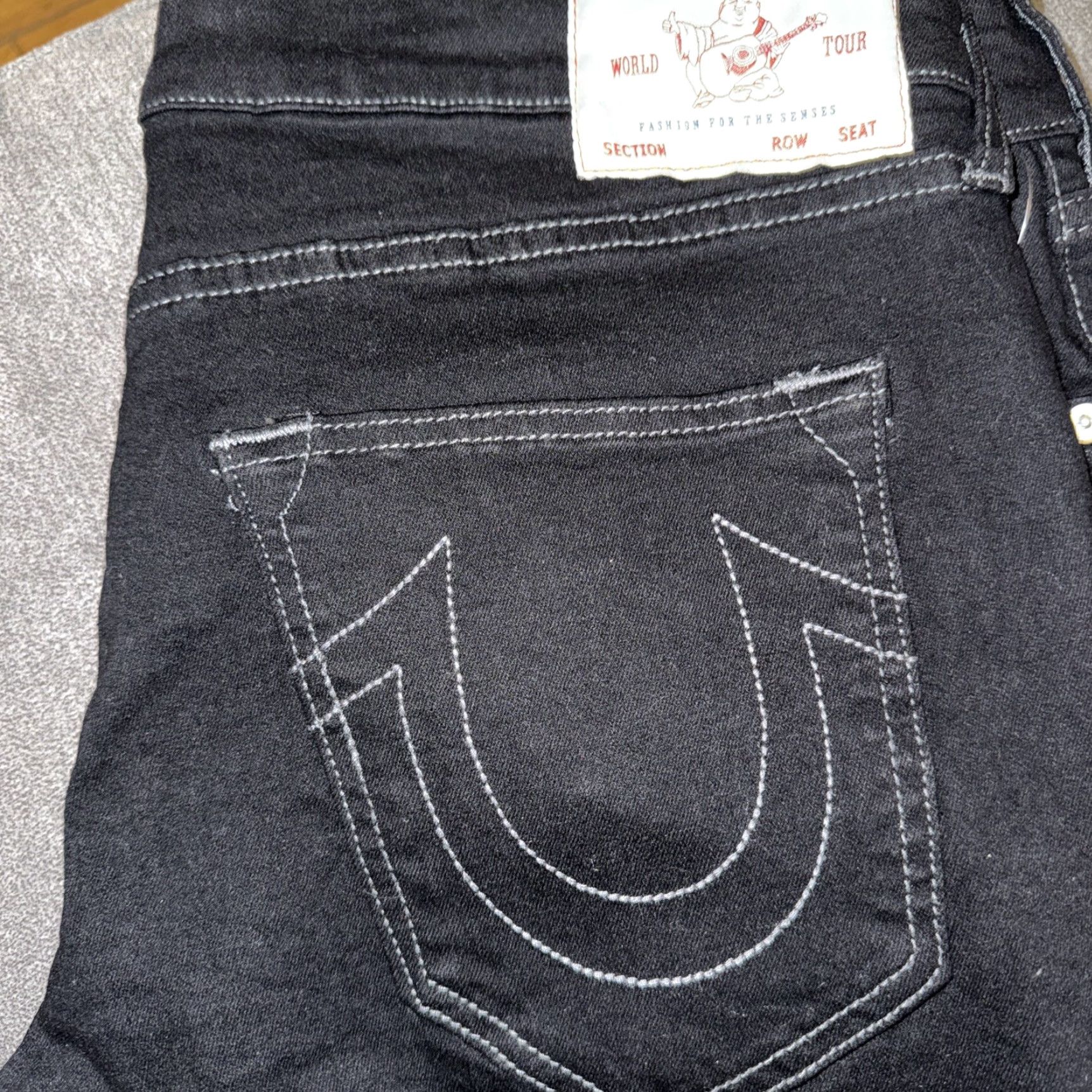 True Religion BNWT True Religion Denim Shorts Black 32W Size US 32 / EU 48 - 3 Thumbnail