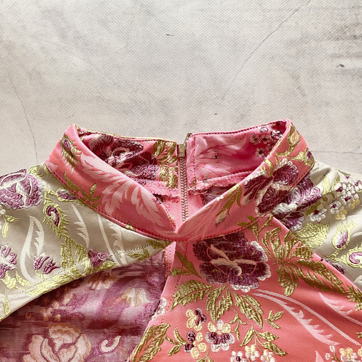 Hysteric Glamour Japan Traditional Geisha Flower Floral Vintage Midi Dress Size M / US 6-8 / IT 42-44 - 7 Thumbnail