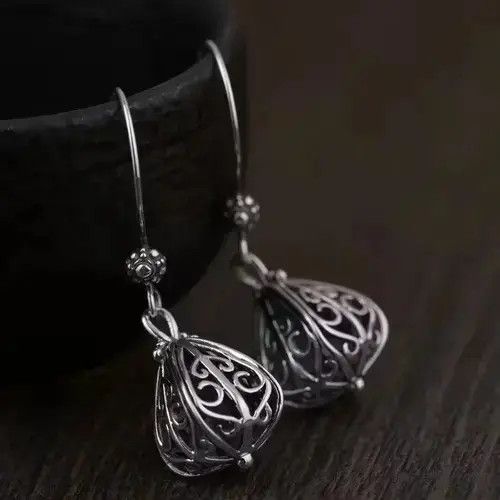 Jewelry x Sterling Silver S925 Sterling Silver Earrings, Men's