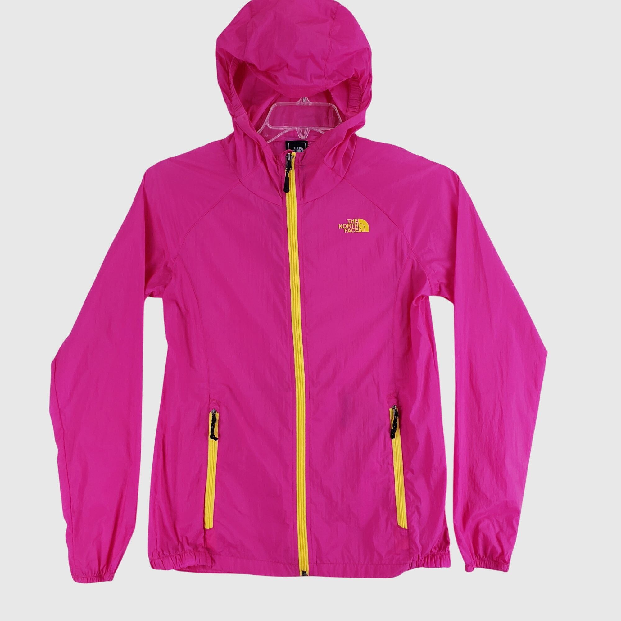 The North Face The North Face Womens Pink Hooded Winkdbreaker Lightweight J Size S / US 4 / IT 40 - 1 Thumbnail