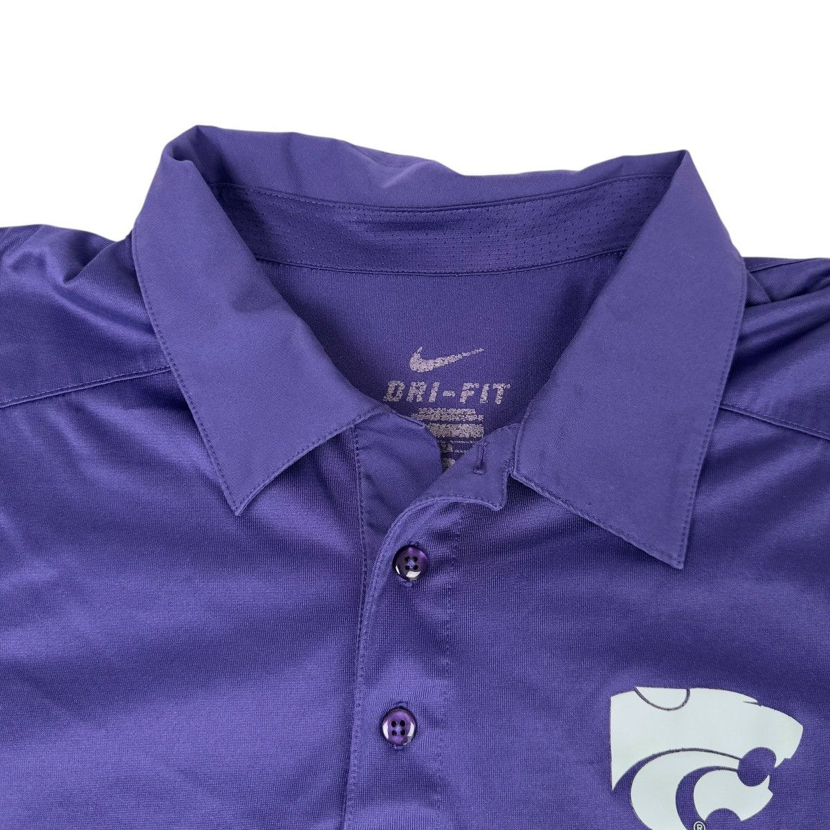 Nike Nike K-State Wildcats Polo Shirt Mens XL Purple Double Sided Size US XL / EU 56 / 4 - 3 Thumbnail