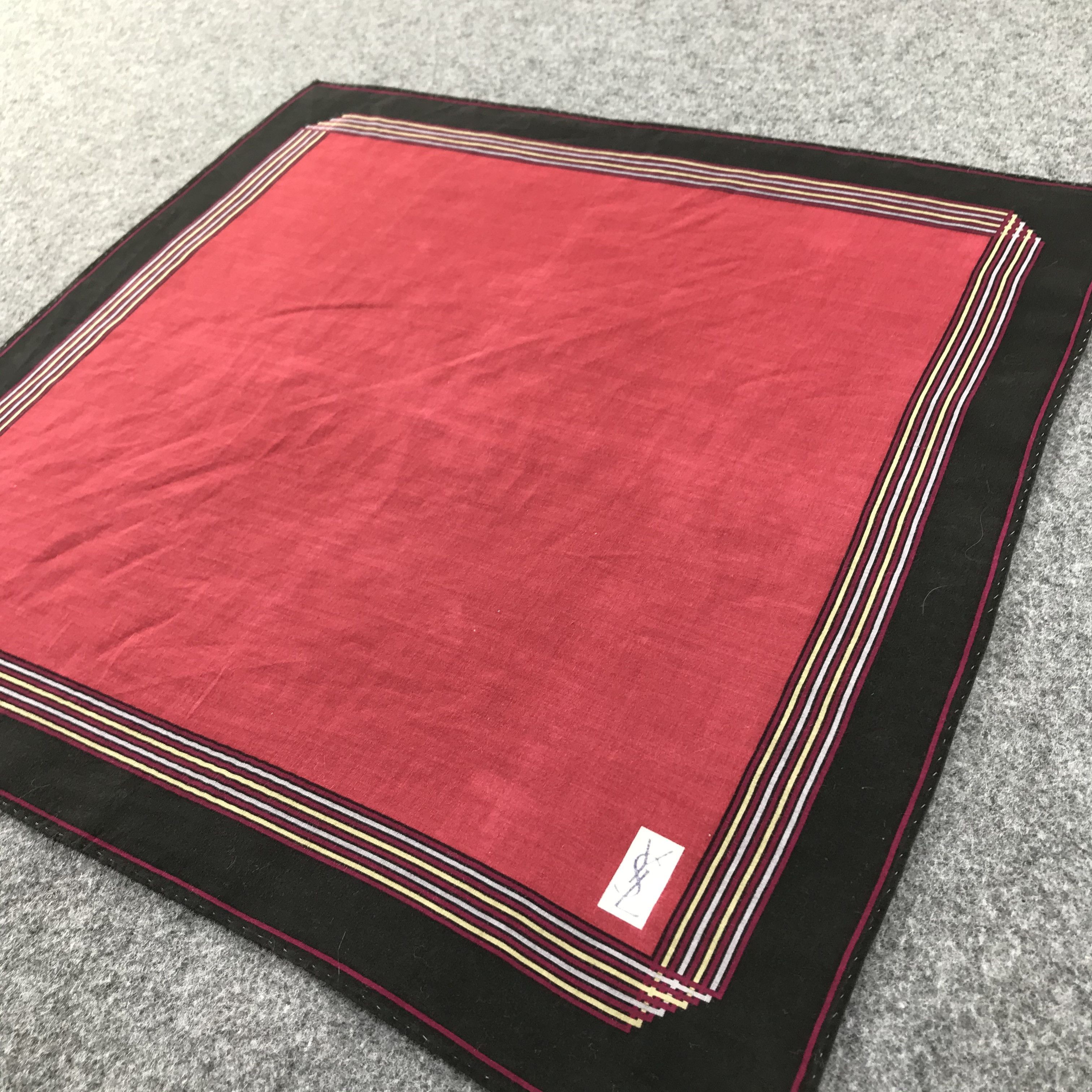 Yves Saint Laurent Yves Saint Laurent Handkerchief Neckerchief Bandana H309 Size ONE SIZE - 5 Thumbnail