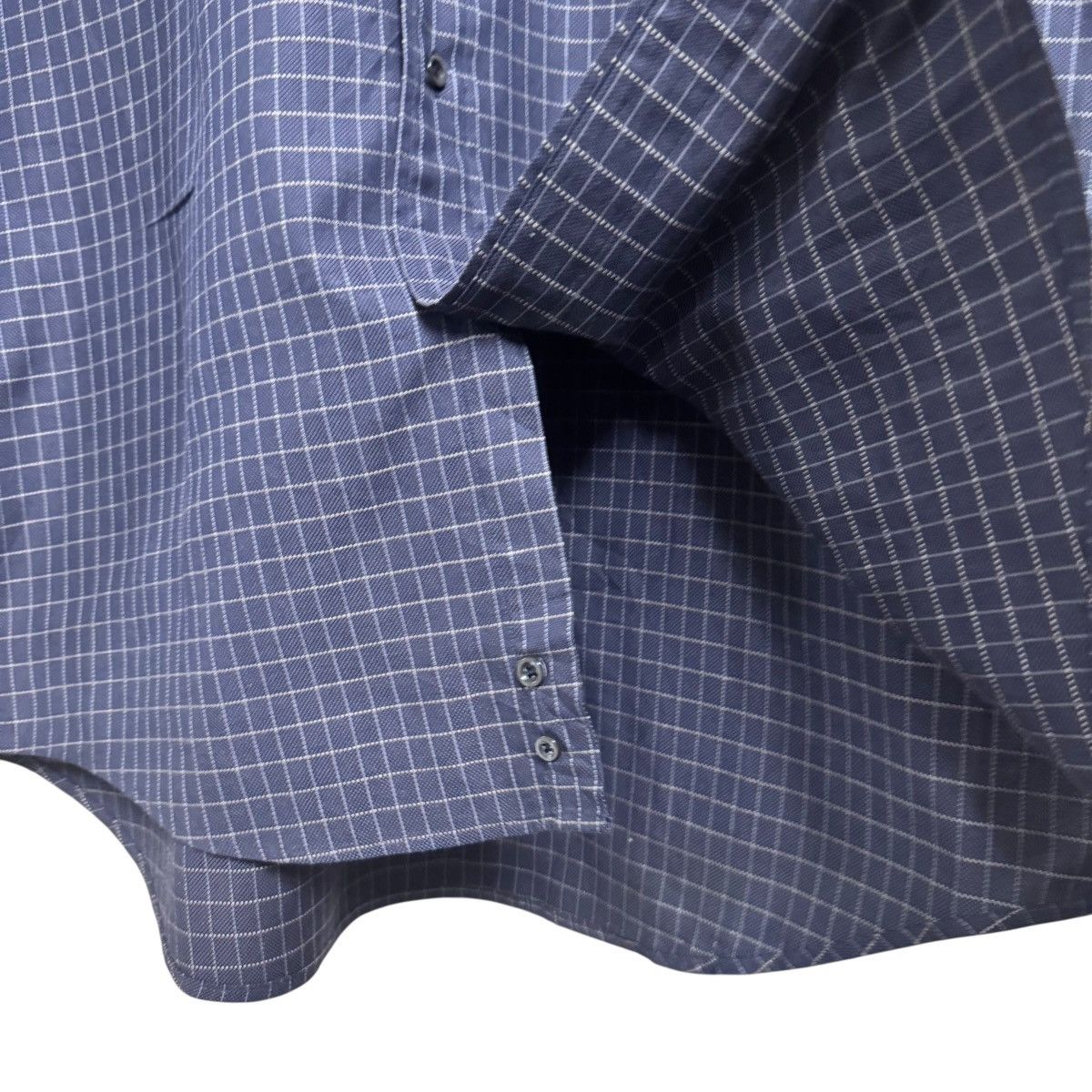 Burberry Burberry Gray Plaid Button Down Longsleeve Shirt Size US L / EU 52-54 / 3 - 9 Thumbnail