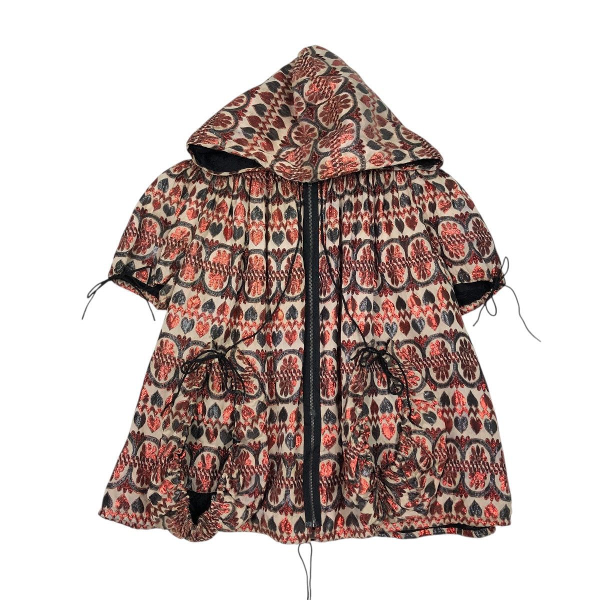Anna Sui 🔥QUILTED TWEED JACKET DESIGN HOODIE ANNA SUI Size M / US 6-8 / IT 42-44 - 3 Thumbnail