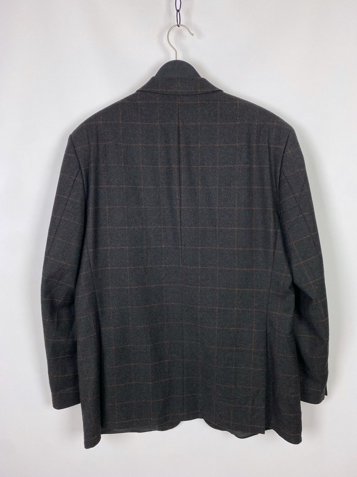 Hugo Boss Hugo Boss Loro Piana Pure New Wool Checkred Blazer Jacket Size US L / EU 52-54 / 3 - 8 Thumbnail