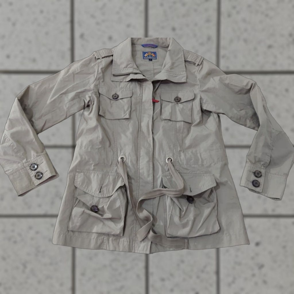 Vintage Womens Pusser's Jacket Travel M Beige Khaki Cotton Womens M Jacket Travel Beige Cotton Pusser's - Size M / US 6-8 / IT 42-44 - 1 Thumbnail