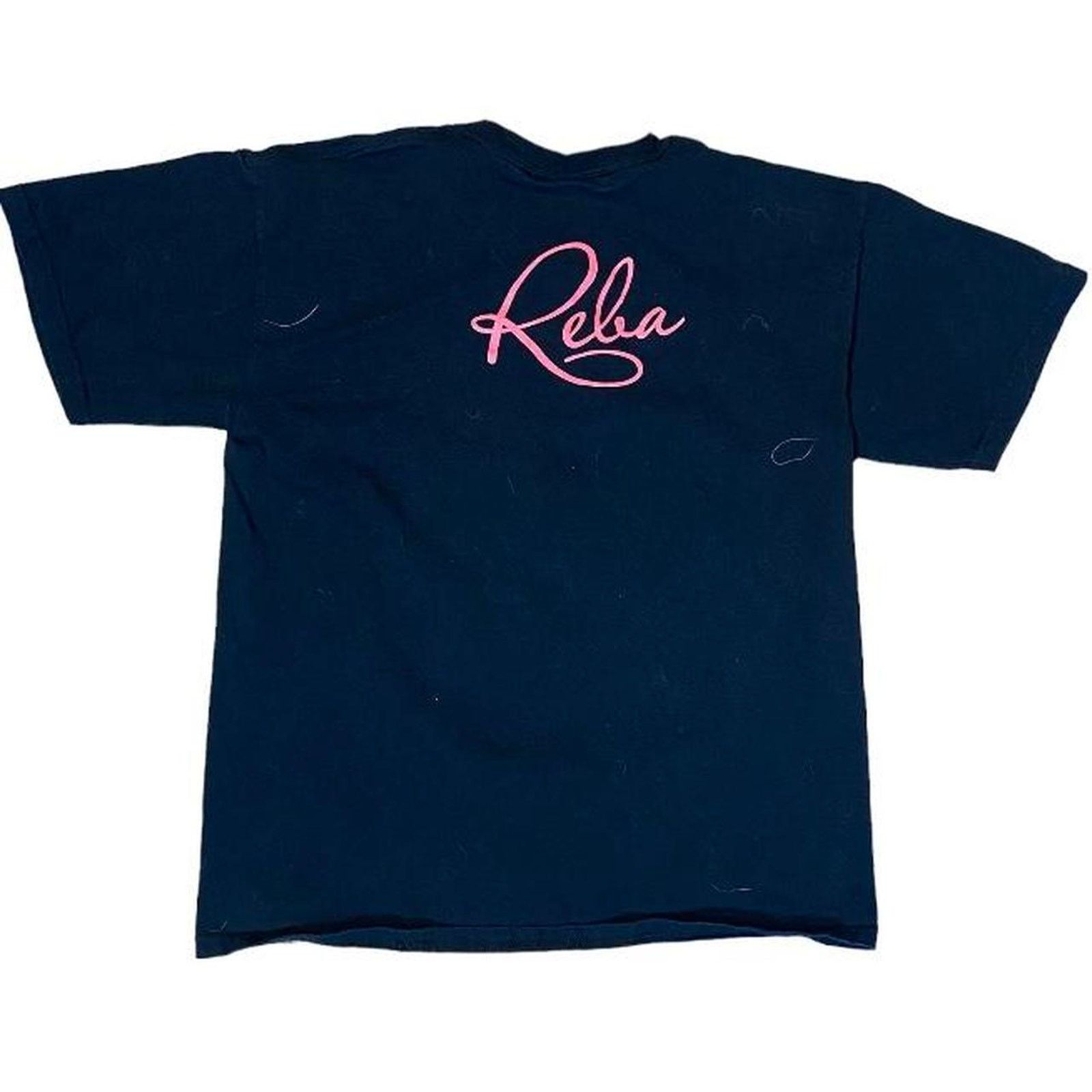 Fruit Of The Loom 2000s black reba county shirt Size US L / EU 52-54 / 3 - 2 Thumbnail