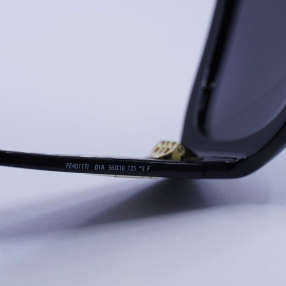 Fendi 🕶️ New Fendi FE40117I 01A Sunglasses - Shiny Black Frame Size ONE SIZE - 7 Thumbnail
