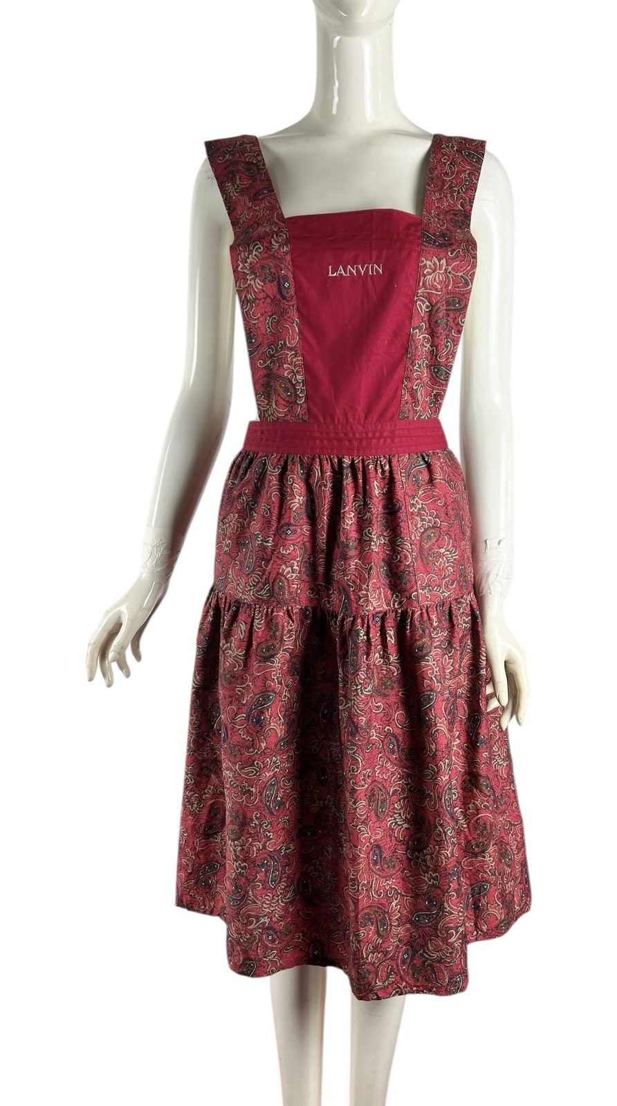 Lanvin 80s Vintage LANVIN PARIS Apron Size ONE SIZE - 1 Thumbnail