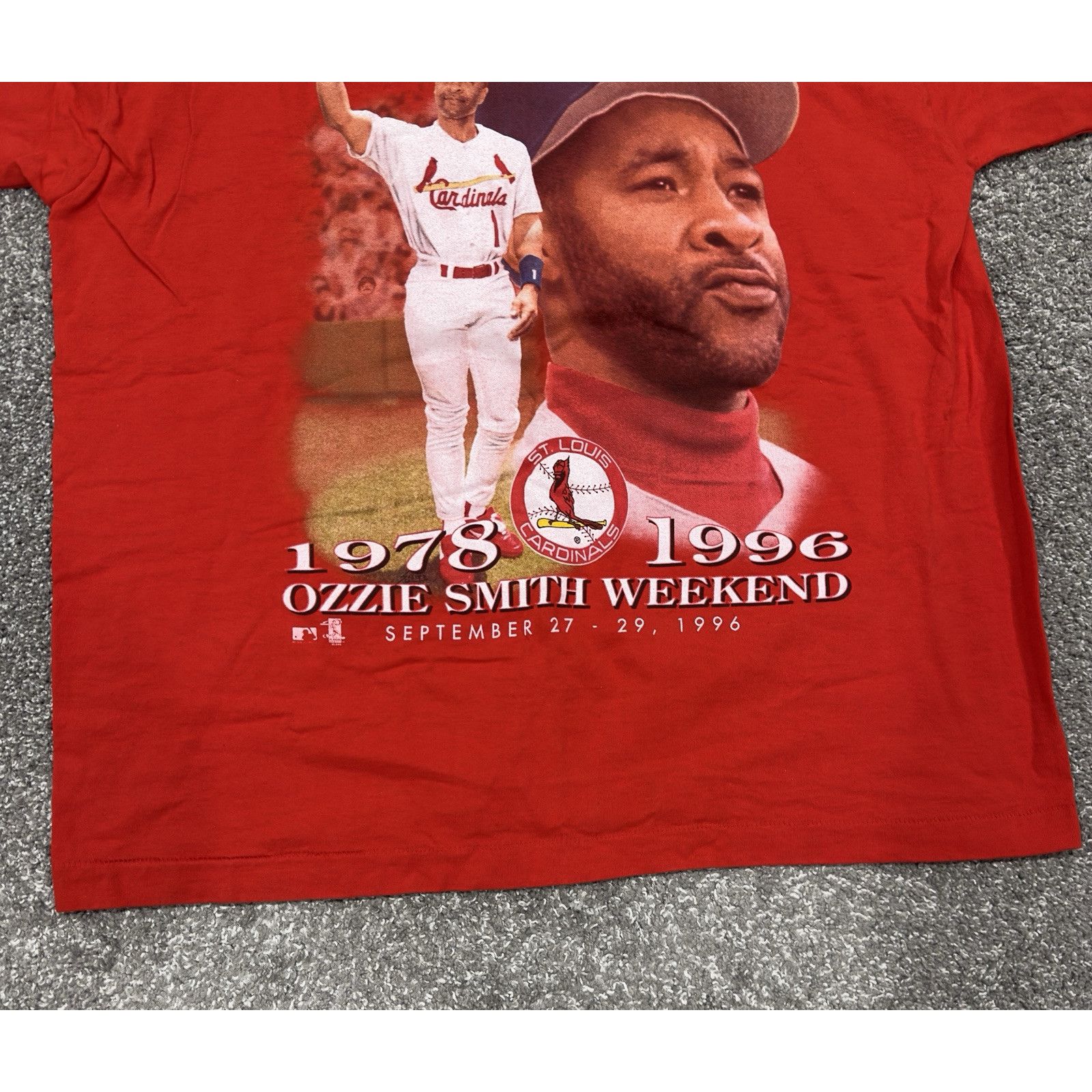 Pro Player OZZIE SMITH Pro Player 2XL Shirt St Louis Cardinals Baseball Size US XXL / EU 58 / 5 - 11 Thumbnail