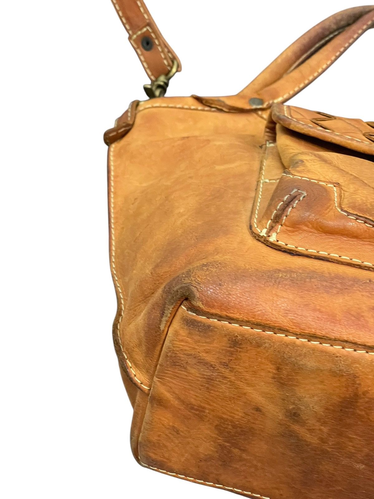 Genuine Leather Full Leather Patina Peaks Peak Japan Tote Shoulder Bag 1🟩6 Size ONE SIZE - 8 Thumbnail