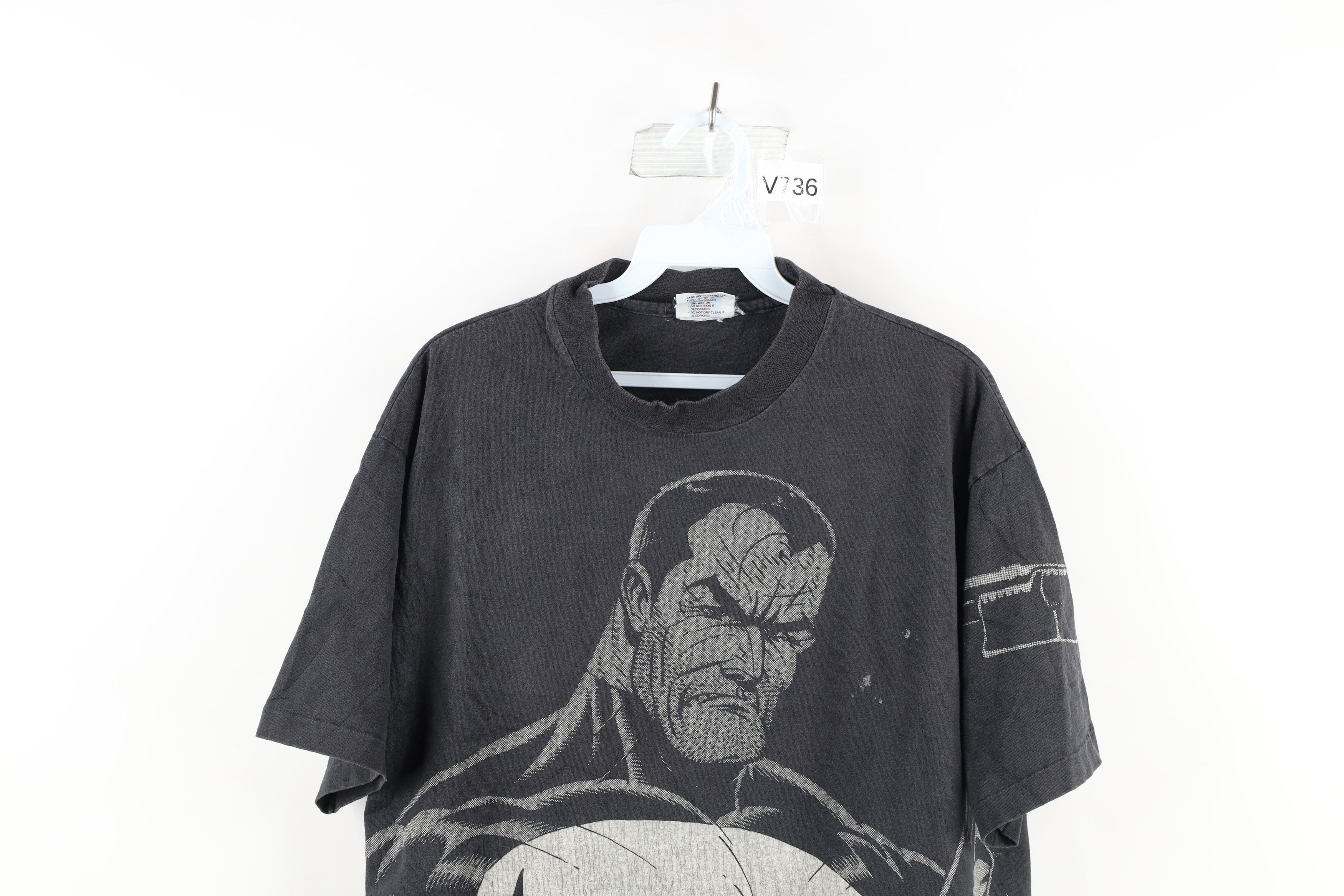 Vintage Vintage 90s Marvel Comics Print The Punisher T-Shirt USA Size US XL / EU 56 / 4 - 2 Thumbnail