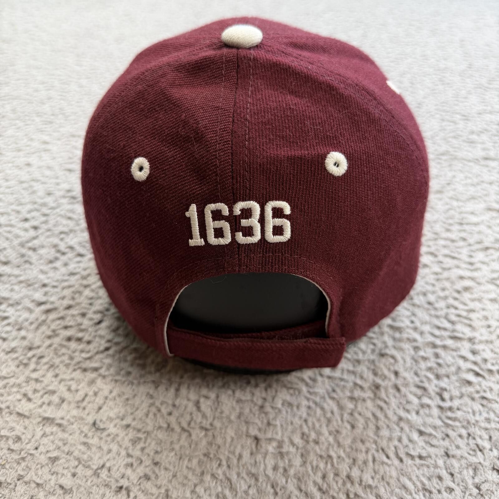 Other Harvard University Strapback Hat Burgundy Adjustable Cap Size ONE SIZE - 3 Thumbnail
