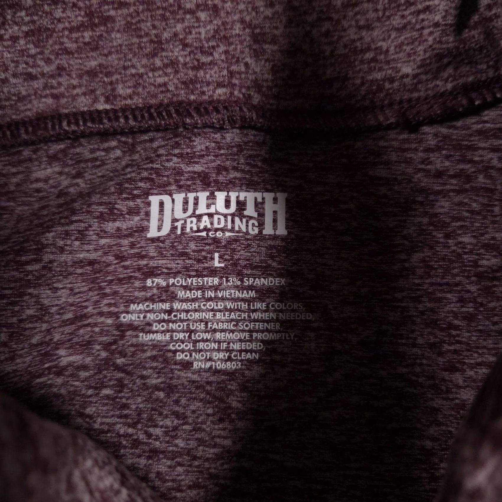 Duluth Trading Company Duluth Trading Co Sweatshirt Womens L Purple Cowl Neck Tunic Pullover Pockets Raglan Sleeve Knit Stretch Long Sleeve Casual Winter VINTAGE: No? Size L / US 10 / IT 46 - 6 Thumbnail