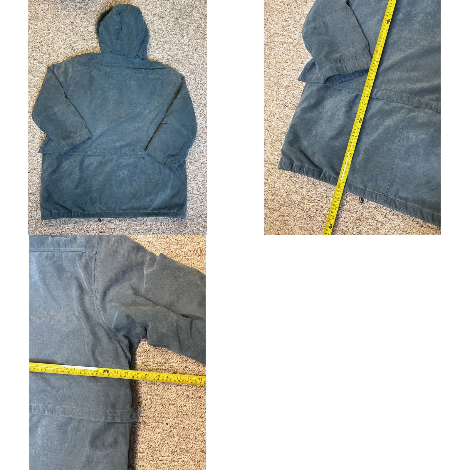 Vintage VINTAGE Bromley Sport Thermolite Women’s Green Coat Jacket Fox Fur Hood Parka Jacket Hooded 80s 90s Womens XXL Green Fox Fur Hooded Coat Jacket Size XXL / US 16-18 / IT 52-54 - 8 Thumbnail