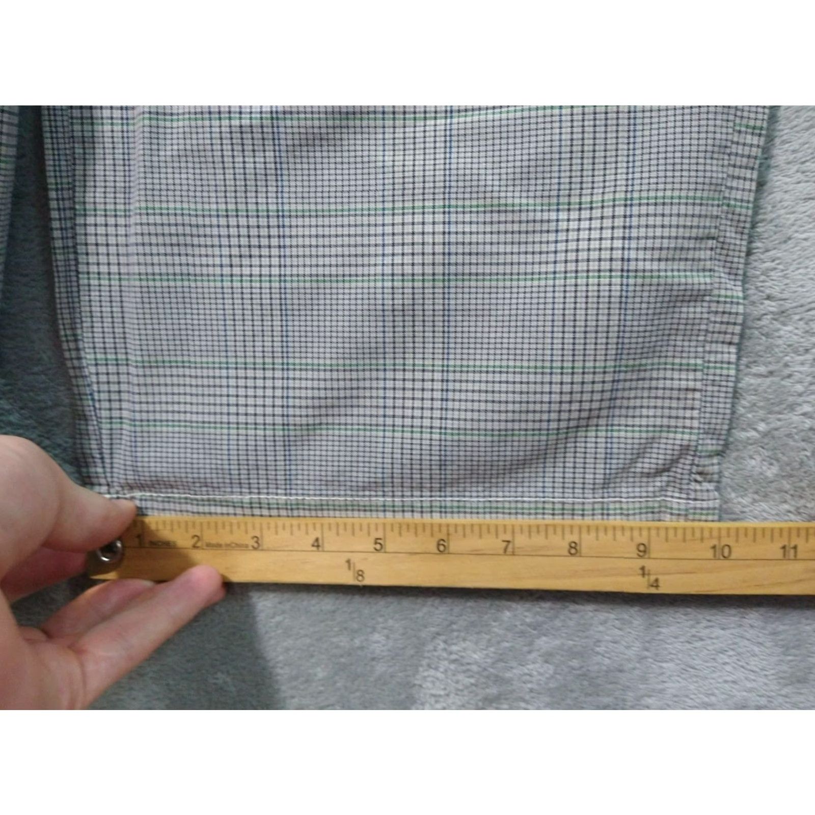 American Eagle Outfitters American Eagle Outfitters Pants Mens 34x30 Plaid Windowpane Wide Leg Flat Front Mid Rise Chino Casual Mens Size US 34 / EU 50 - 6 Thumbnail