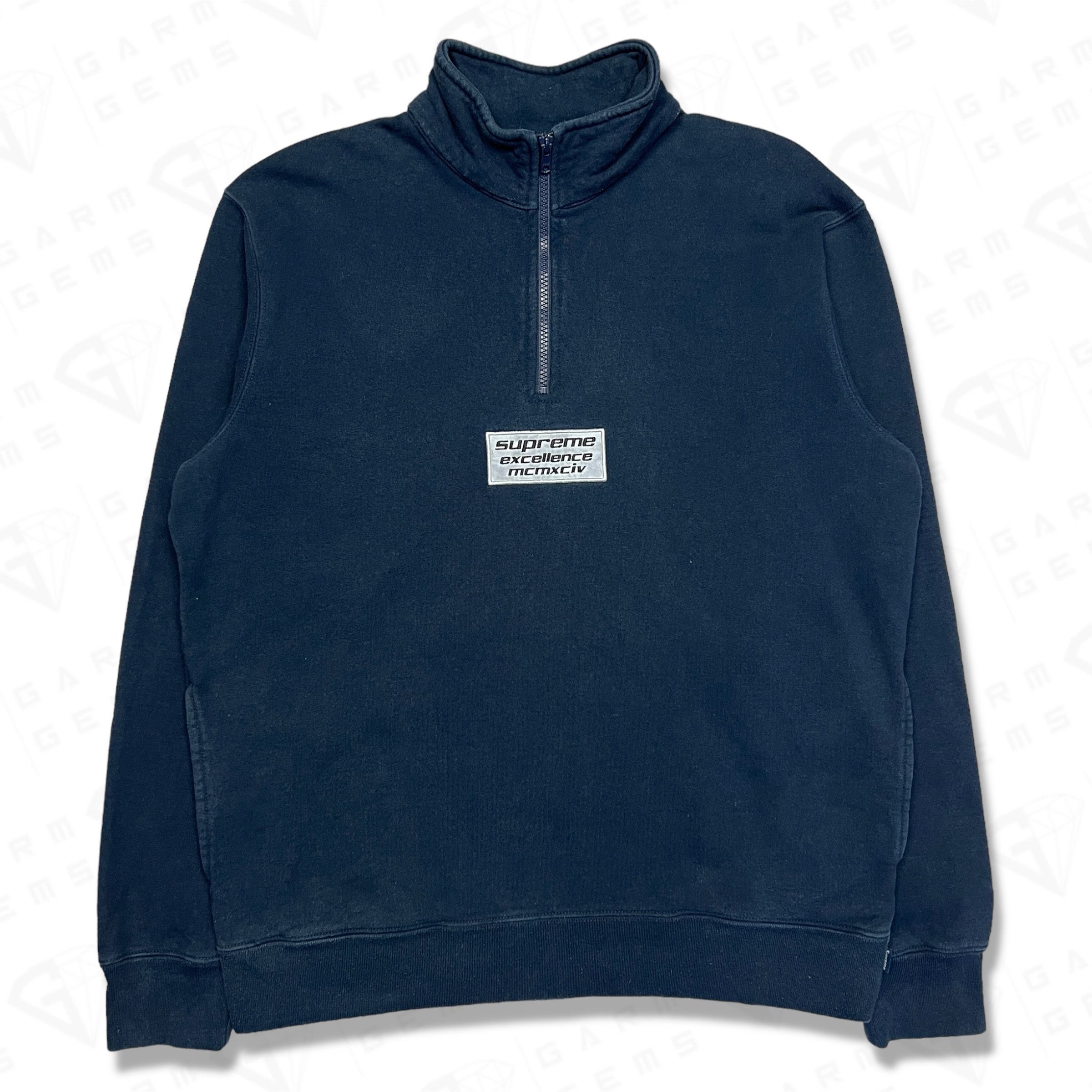 Supreme 3M Supreme Reflective Excellence Half Zip Sweat