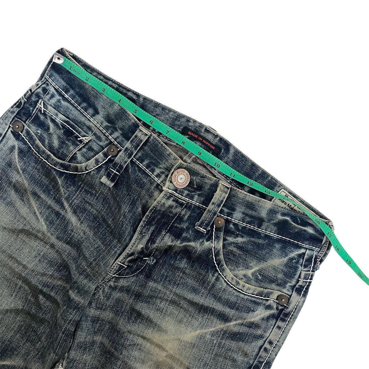 If Six Was Nine FLARED BLUE WAY CLAWMARK DISTRESSED DENIM PANT BOOTCUT JEANS Size US 32 / EU 48 - 6 Thumbnail