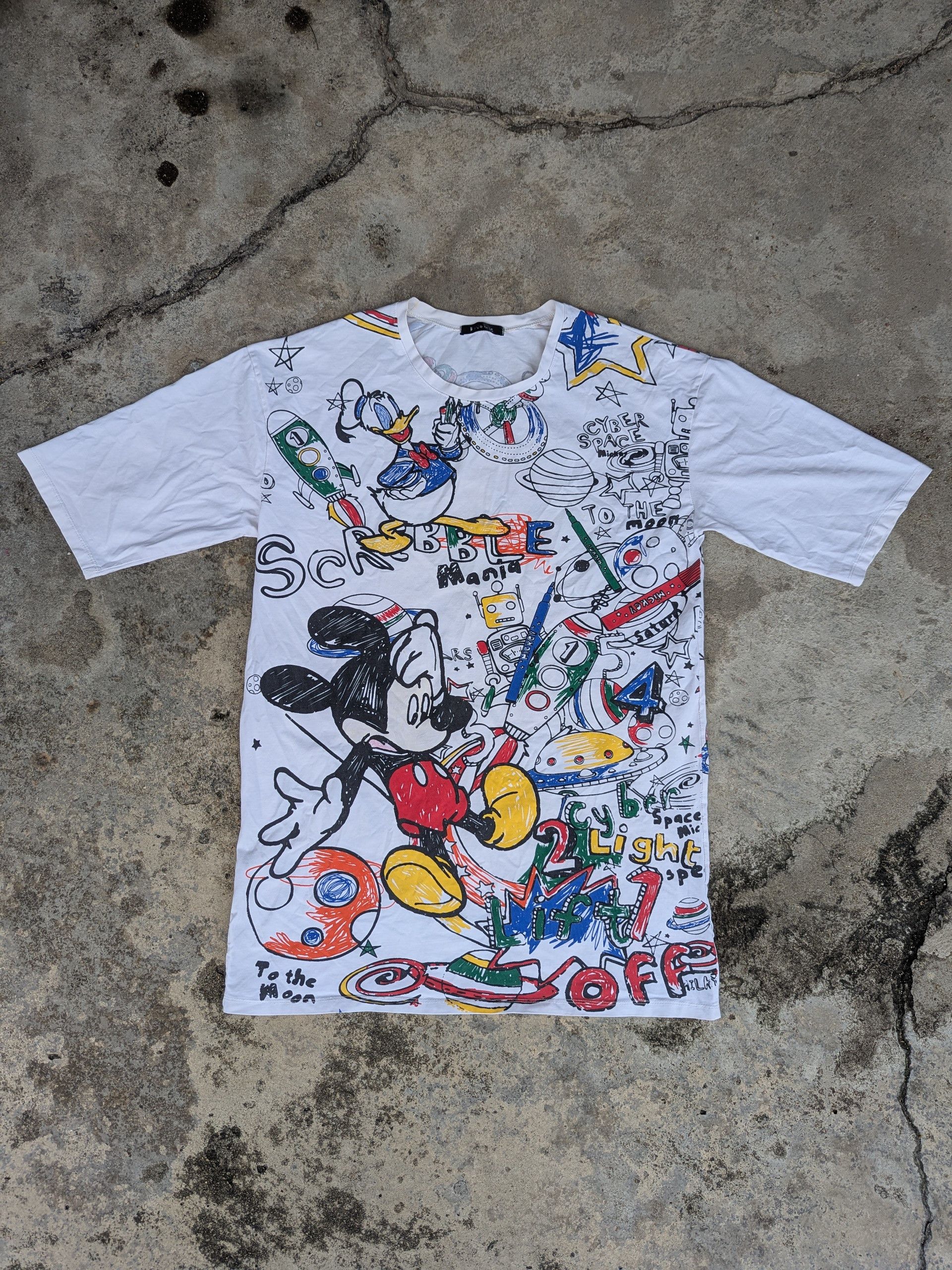 Mickey Mouse Mickey Mouse Full Print All Over Me T Shirt Size US M / EU 48-50 / 2 - 1 Thumbnail
