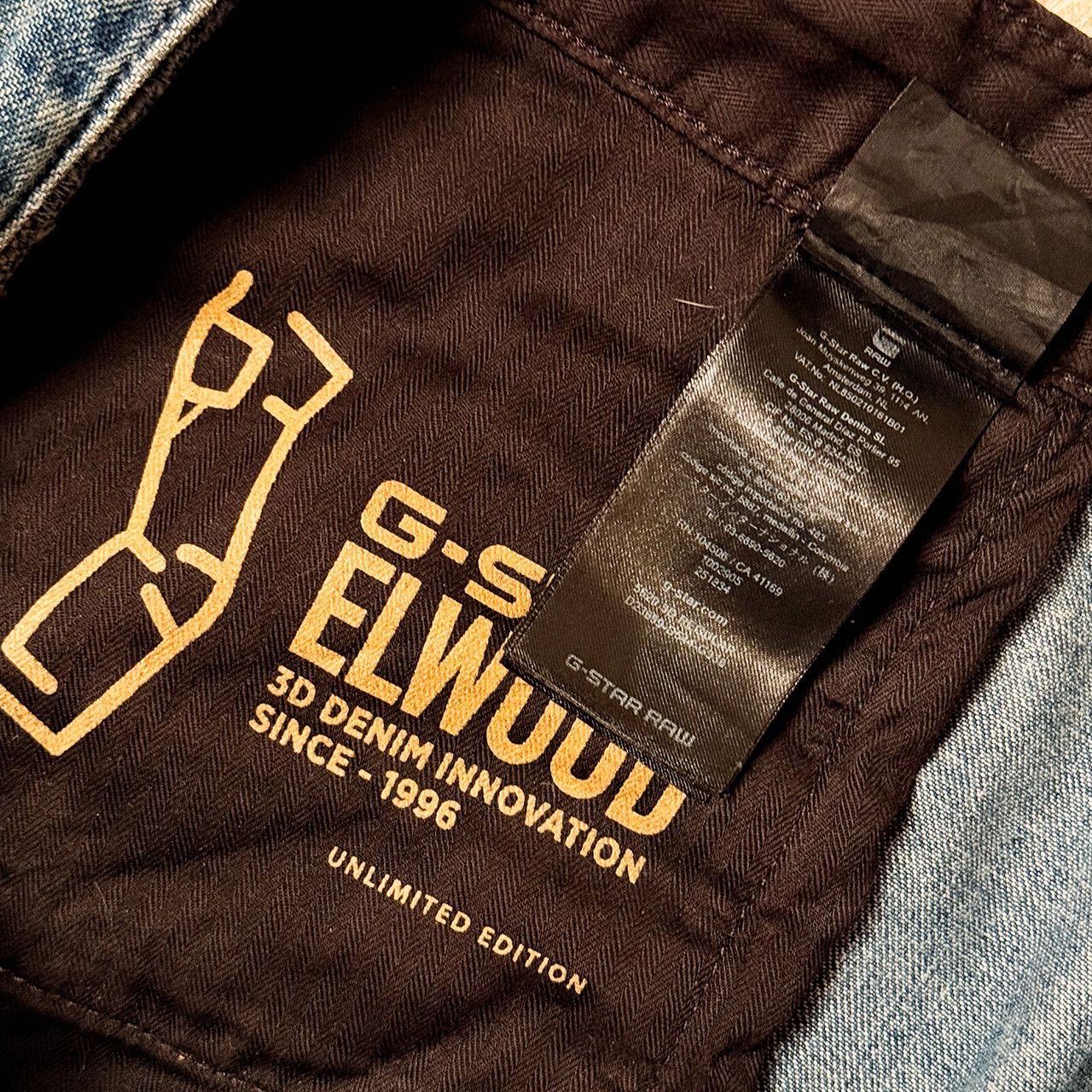 G-Star G-Star 5620 Elwood 3D 96 Regular wide Japanese fabric Jeans Size US 34 / EU 50 - 8 Thumbnail