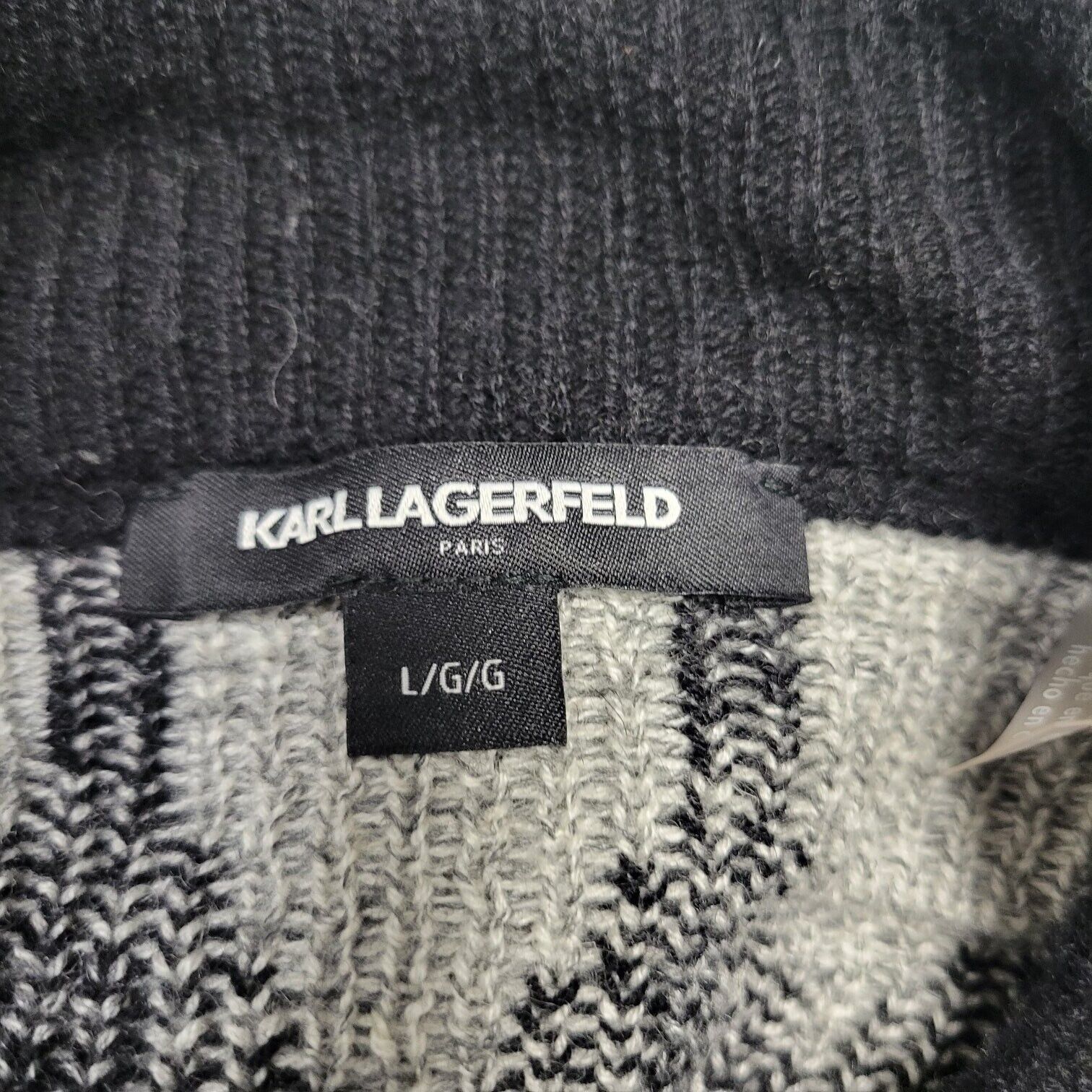 Karl Lagerfeld Karl Lagerfeld Wool Nylon Men's Sweater. Size Large. New W Size US XXL / EU 58 / 5 - 9 Thumbnail
