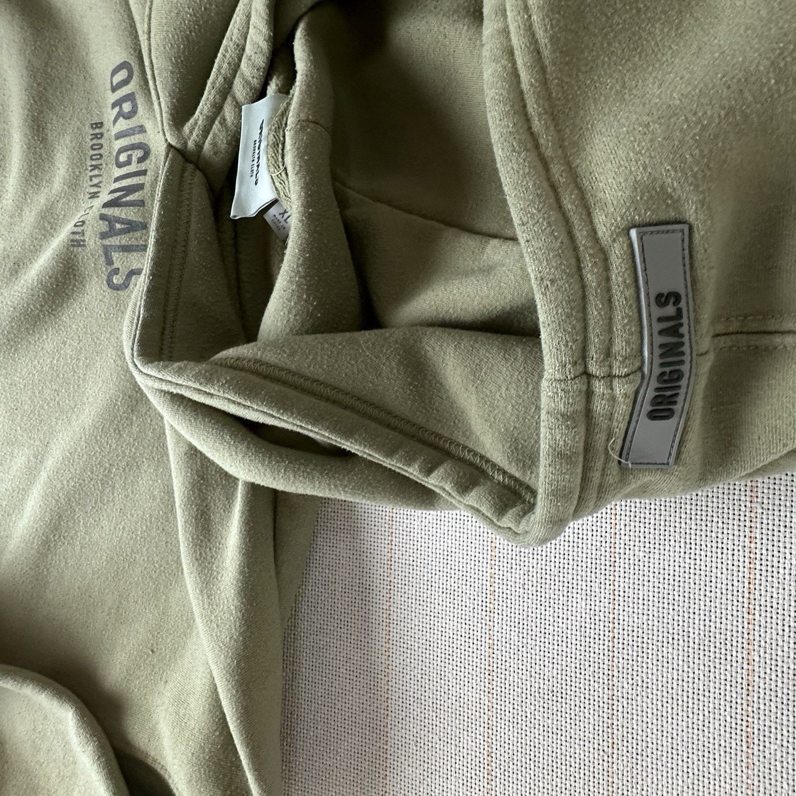 Brooklyn Cloth Originals Brooklyn Cloth Fleece Hoodie Light Olive Green Size US XL / EU 56 / 4 - 4 Thumbnail