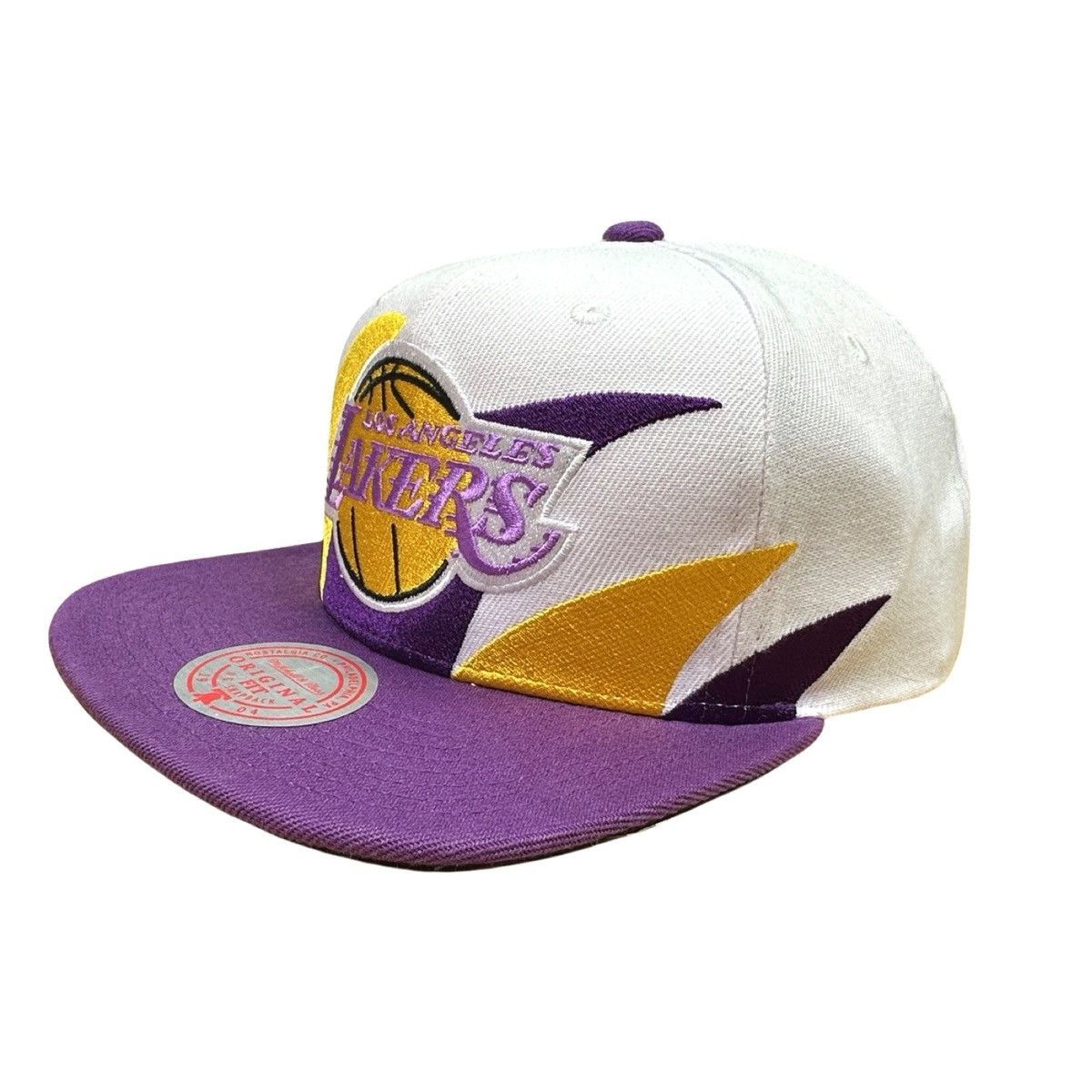 Mitchell & Ness × NBA Mitchell & Ness L.A. Lakers Shark Tooth SnapBack Size ONE SIZE - 4 Thumbnail